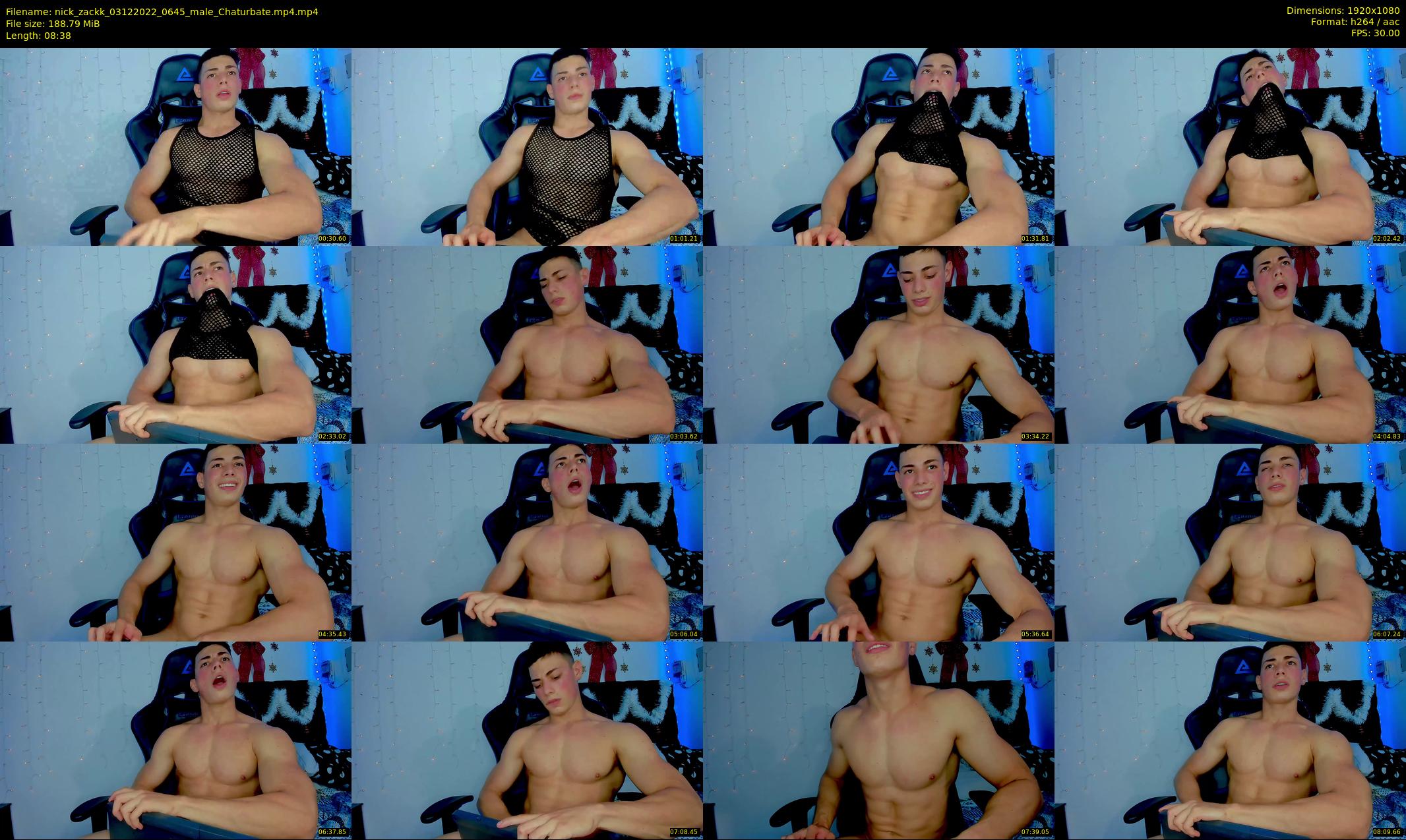 nick_zackk — 9 minute Chaturbate male cam show recording, 1080p, Dec 3, 2022