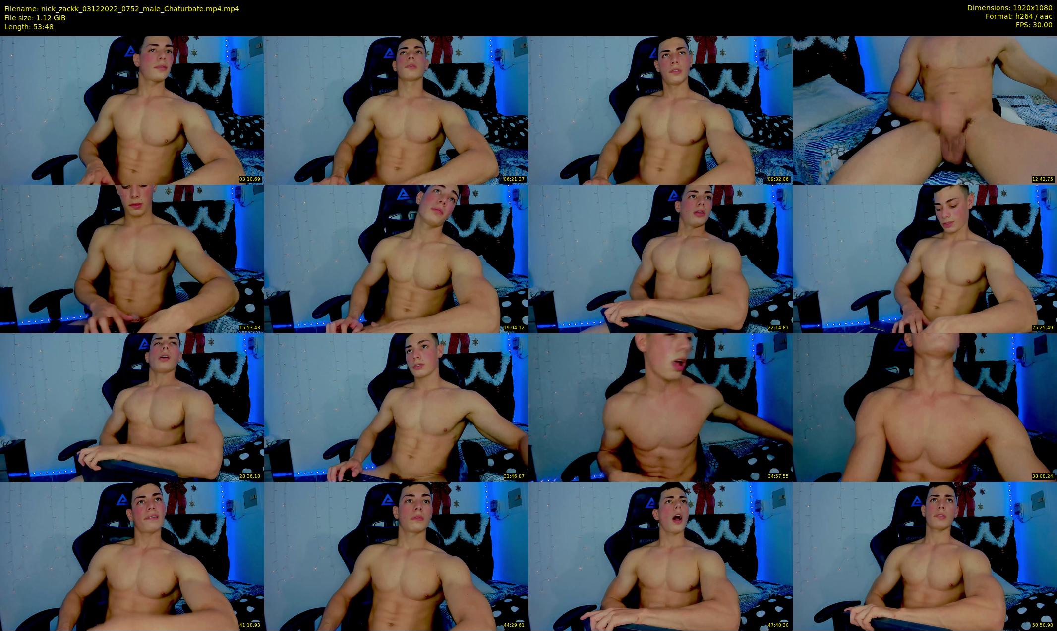 nick_zackk — 54 minute Chaturbate male cam show recording, 1080p, Dec 3, 2022