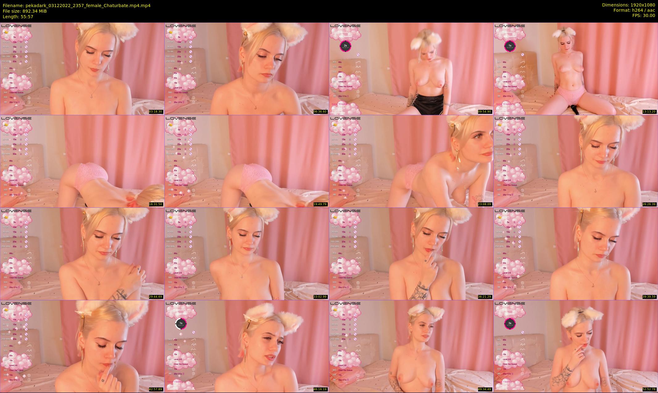 pekadark — 56 minute Chaturbate female cam show recording, 1080p, Dec 3, 2022