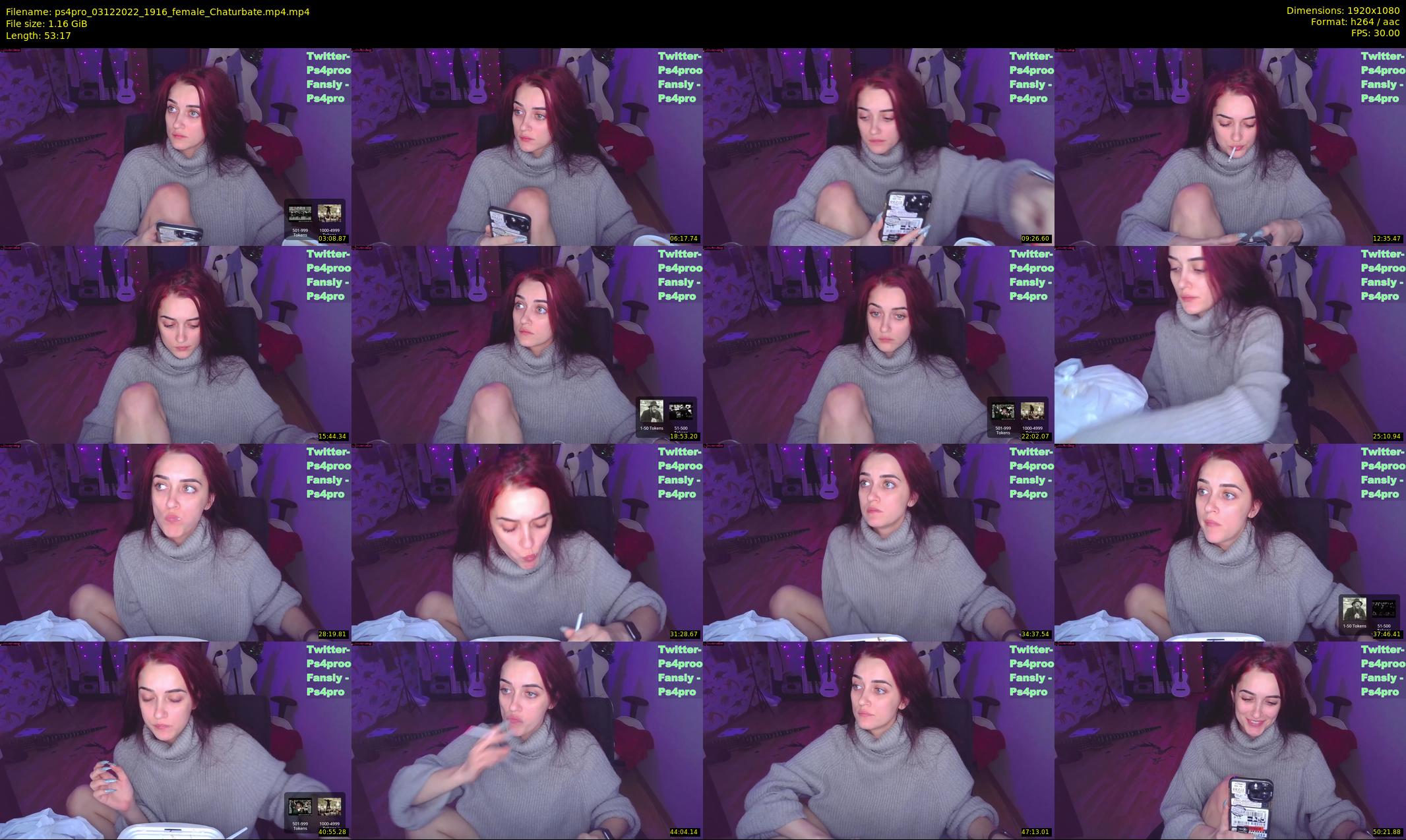 ps4pro — 54 minute Chaturbate female cam show recording, 1080p, Dec 3, 2022