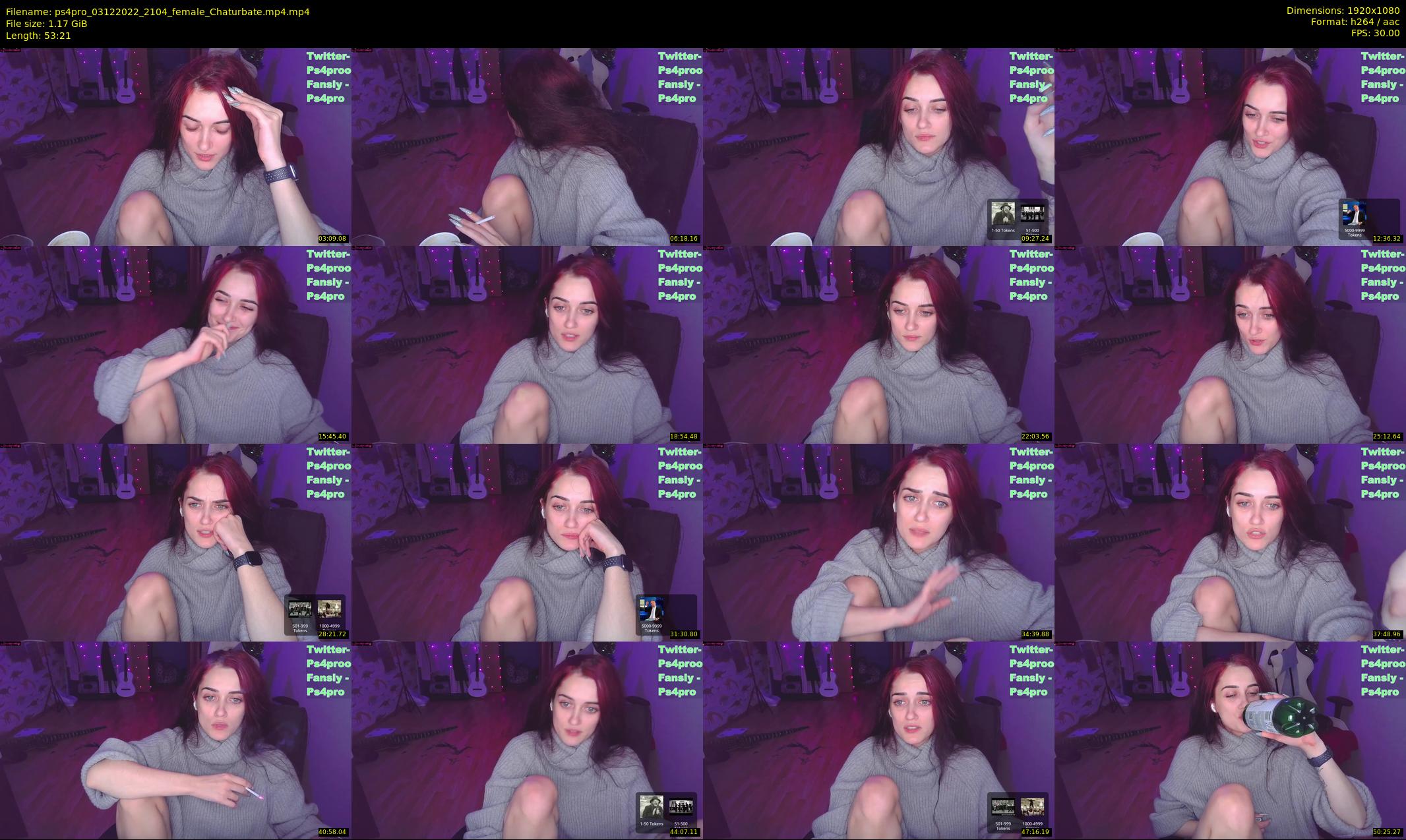 ps4pro — 54 minute Chaturbate female cam show recording, 1080p, Dec 3, 2022