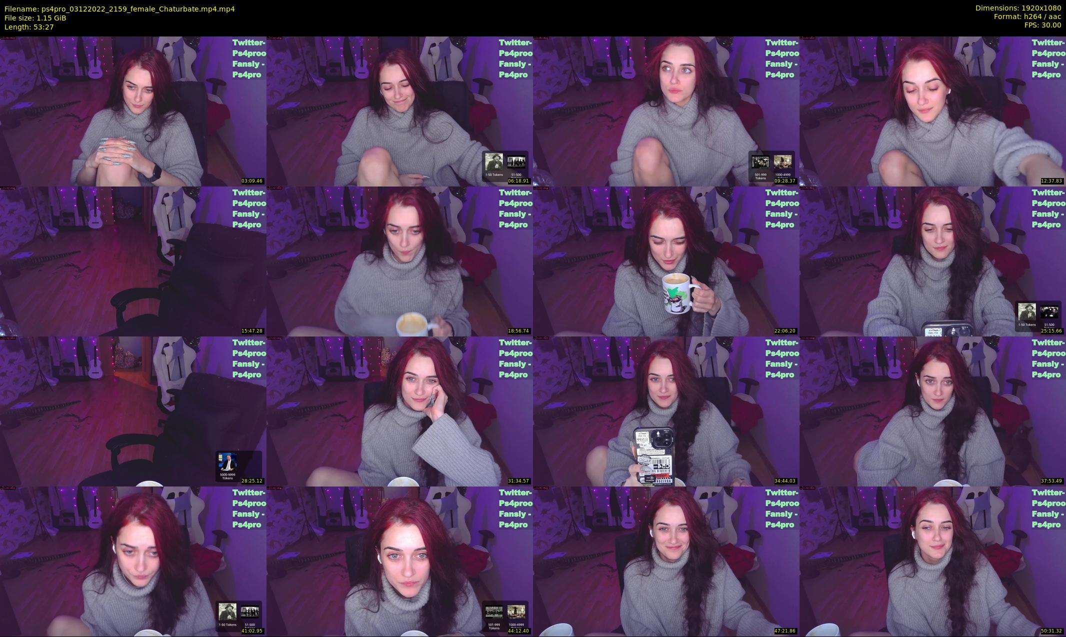 ps4pro — 54 minute Chaturbate female cam show recording, 1080p, Dec 3, 2022
