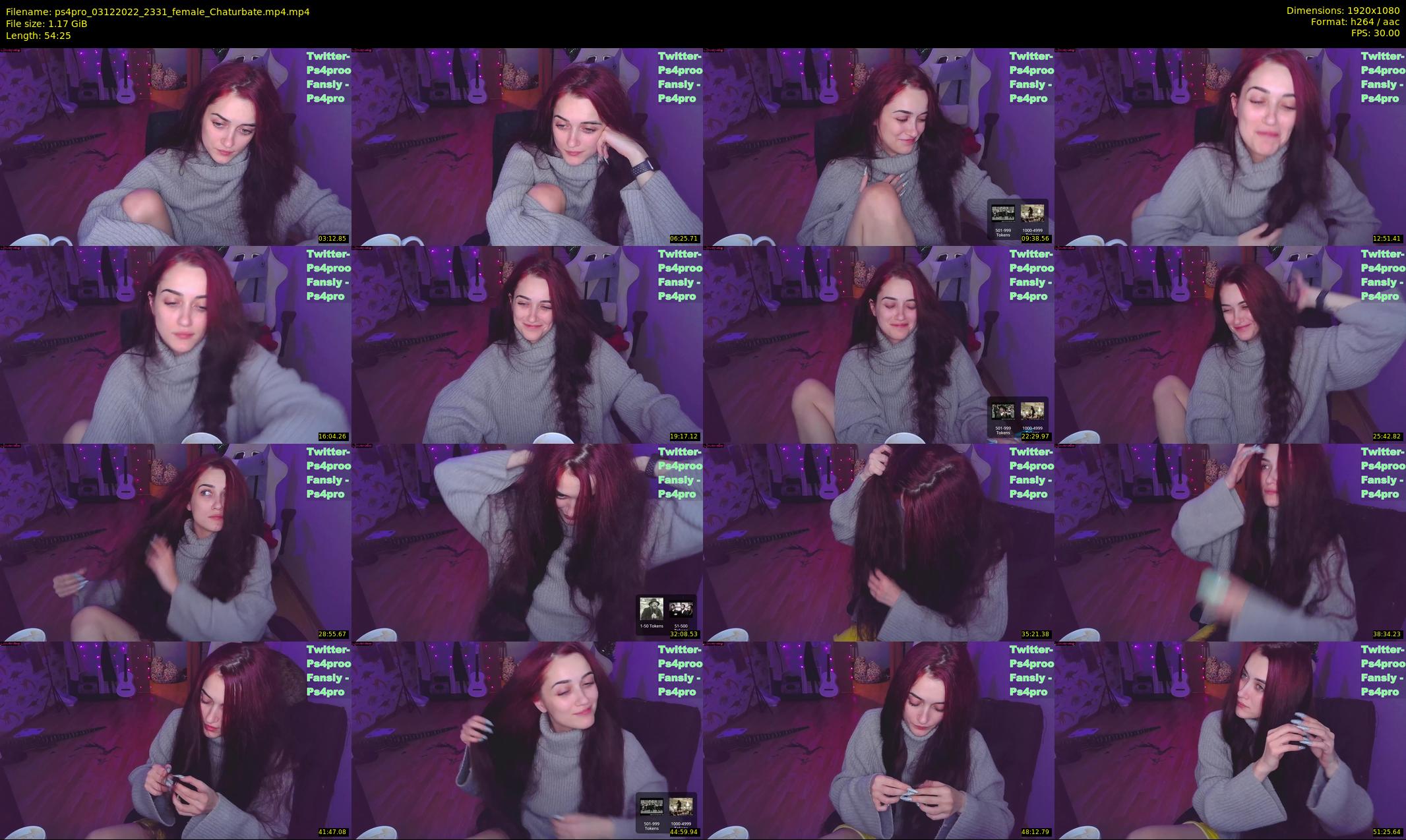 ps4pro — 55 minute Chaturbate female cam show recording, 1080p, Dec 3, 2022