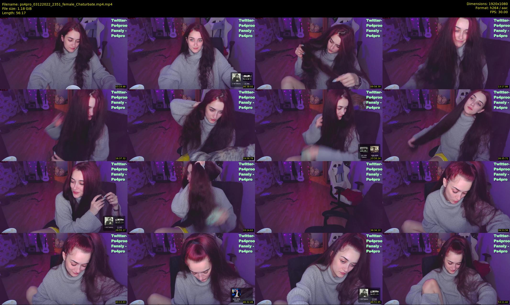 ps4pro — 57 minute Chaturbate female cam show recording, 1080p, Dec 3, 2022