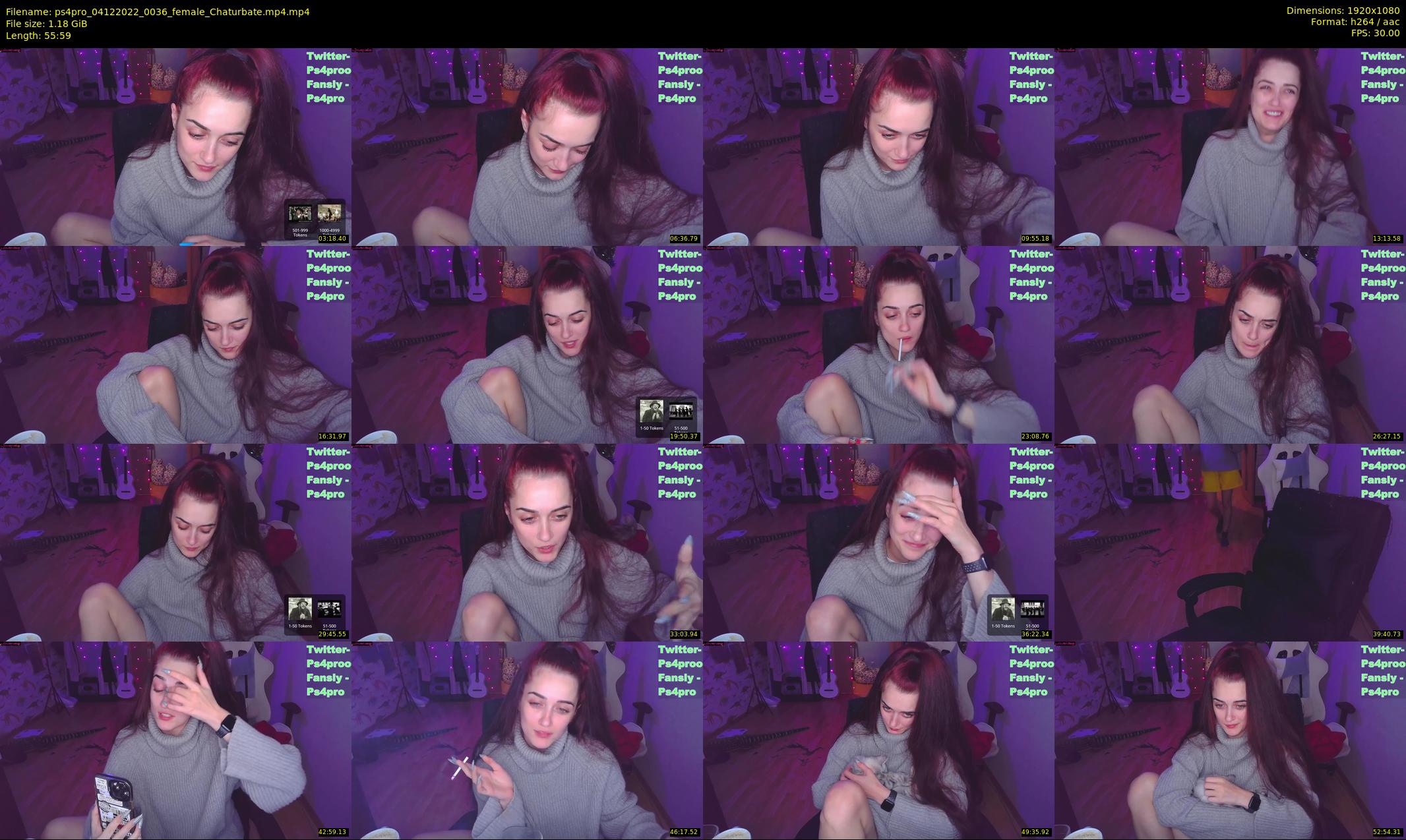 ps4pro — 56 minute Chaturbate female cam show recording, 1080p, Dec 4, 2022