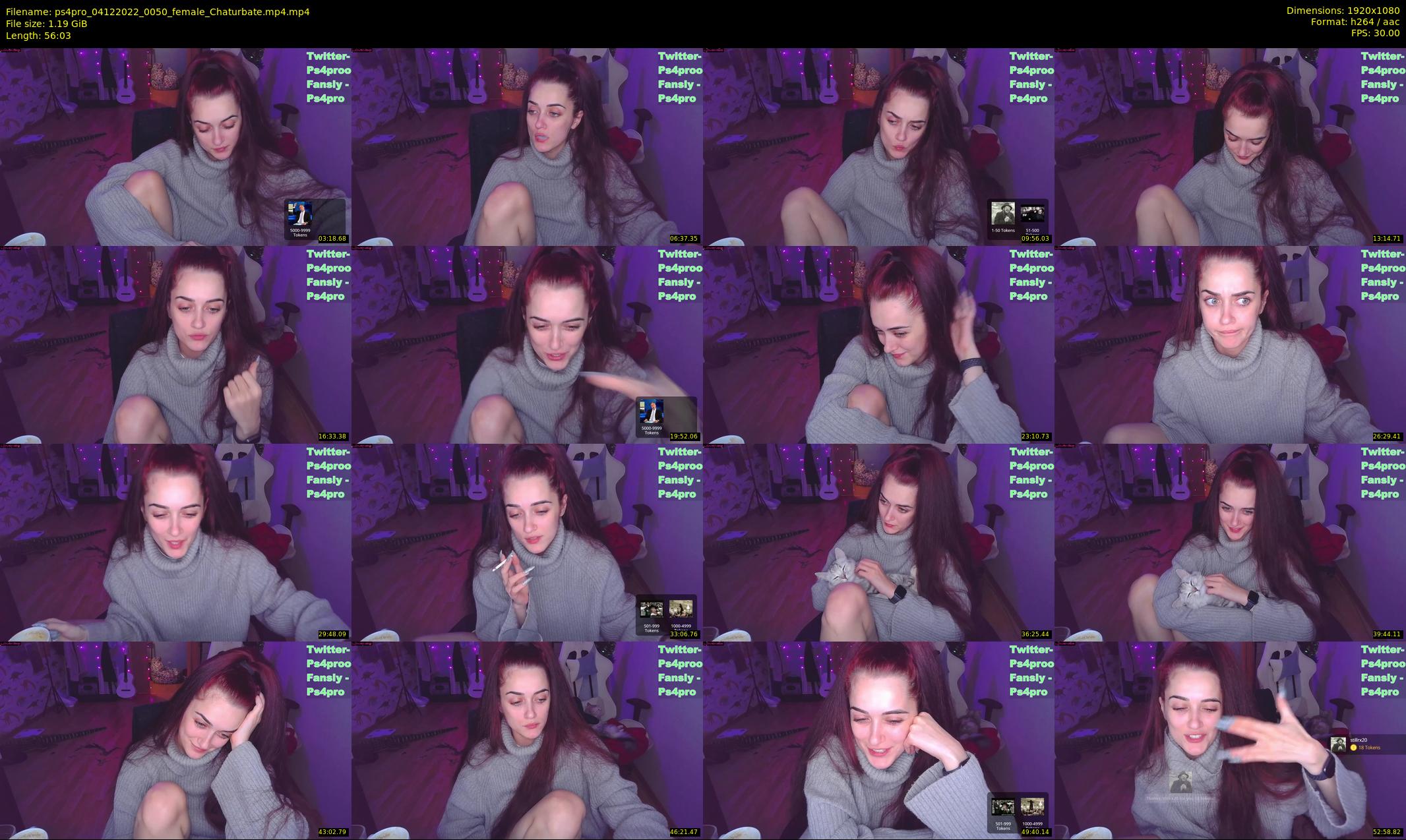 ps4pro — 57 minute Chaturbate female cam show recording, 1080p, Dec 4, 2022