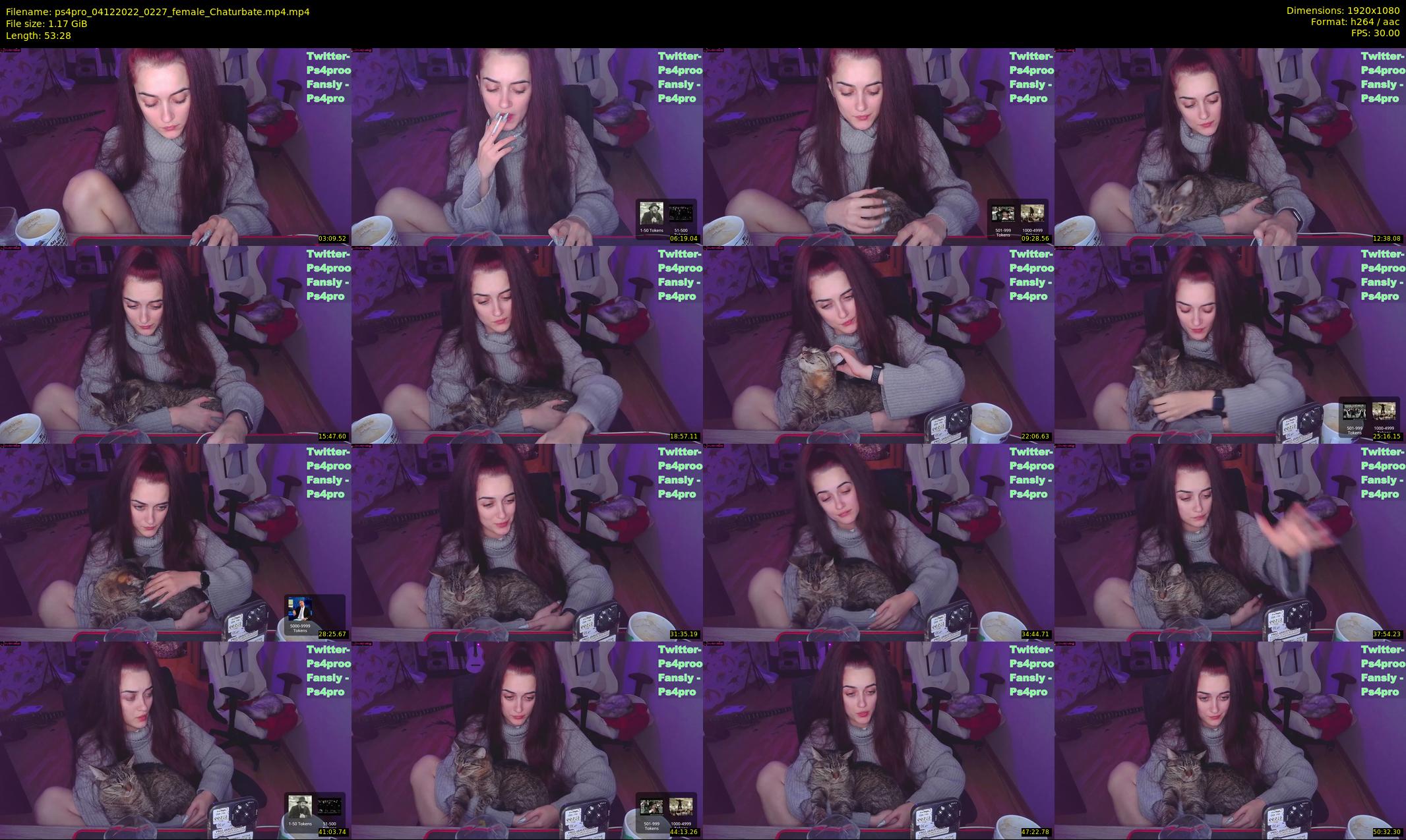 ps4pro — 54 minute Chaturbate female cam show recording, 1080p, Dec 4, 2022