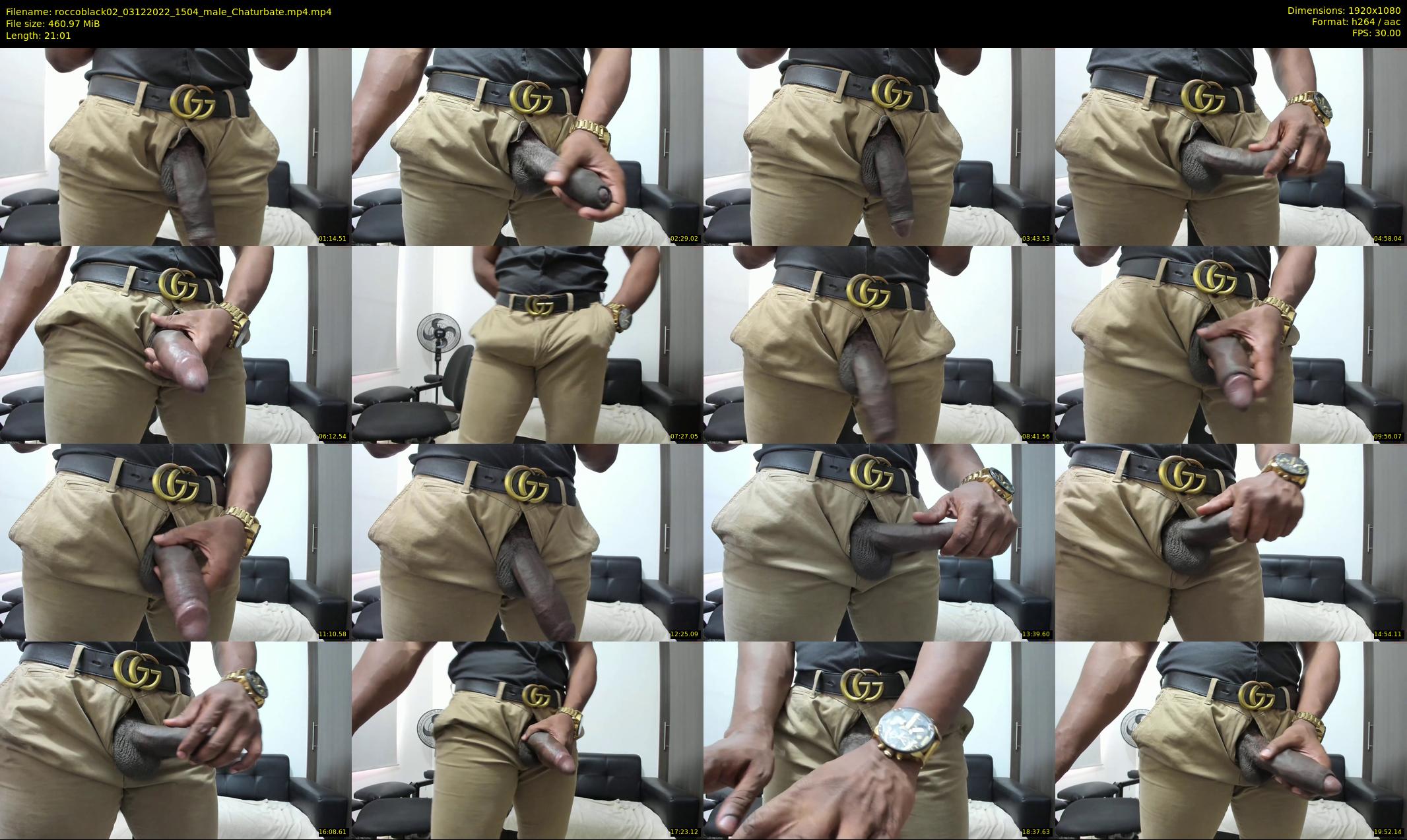 roccoblack02 — 22 minute Chaturbate male cam show recording, 1080p, Dec 3, 2022