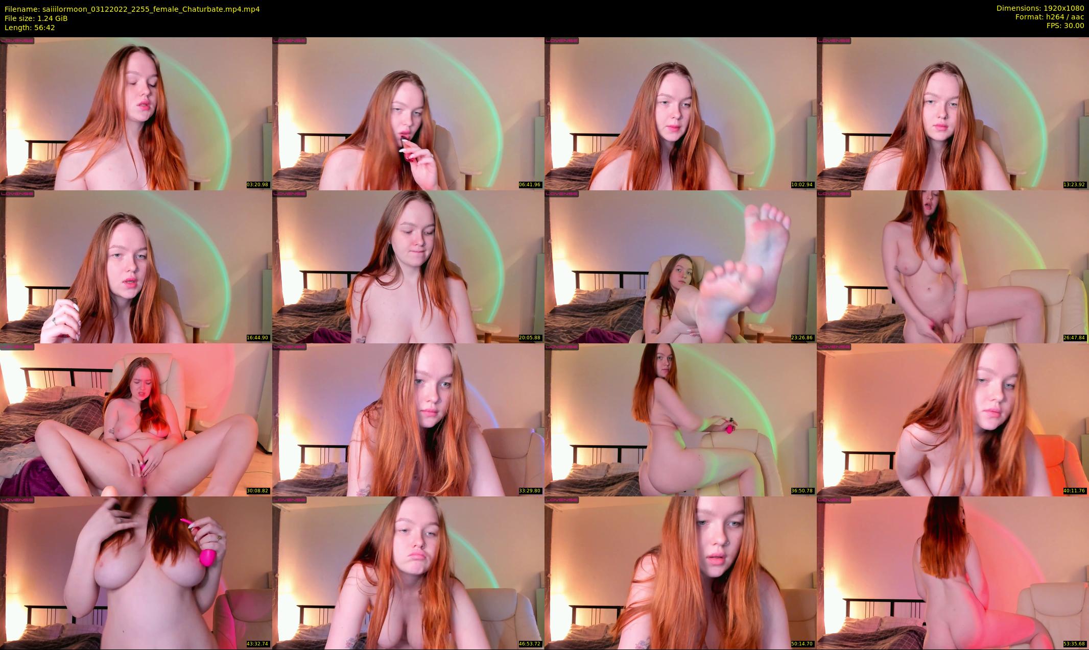 saiiilormoon — 57 minute Chaturbate female cam show recording, 1080p, Dec 3, 2022