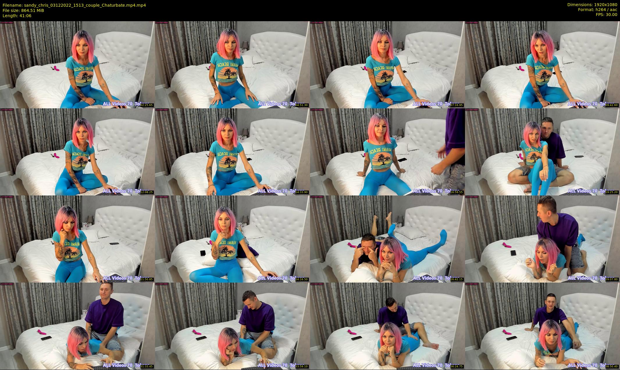 sandy_chris — 42 minute Chaturbate couple cam show recording, 1080p, Dec 3, 2022