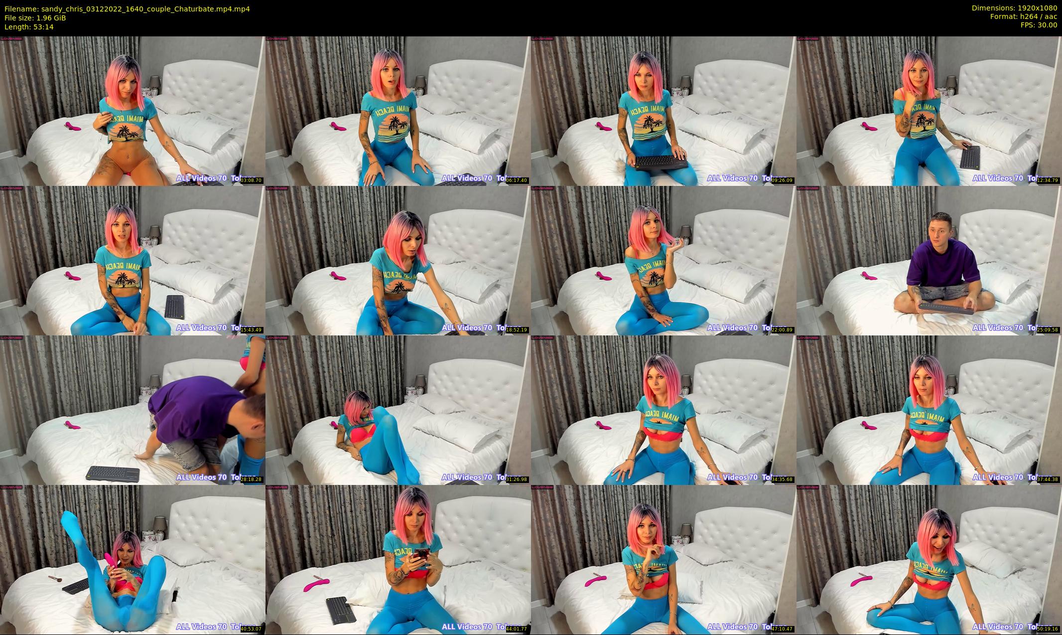 sandy_chris — 54 minute Chaturbate couple cam show recording, 1080p, Dec 3, 2022