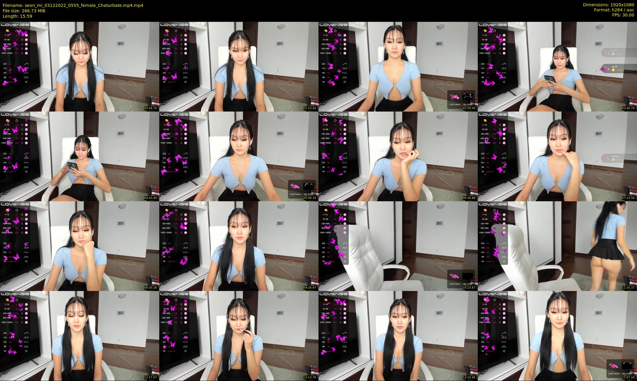 seon_mi — 16 minute Chaturbate female cam show recording, 1080p, Dec 3, 2022