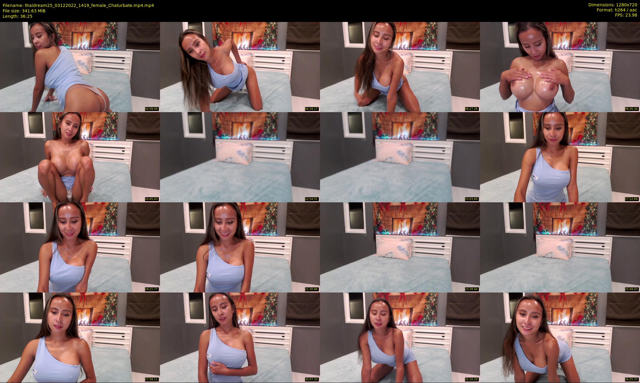thaidream25 — 37 minute Chaturbate female cam show recording, 720p, Dec 3, 2022