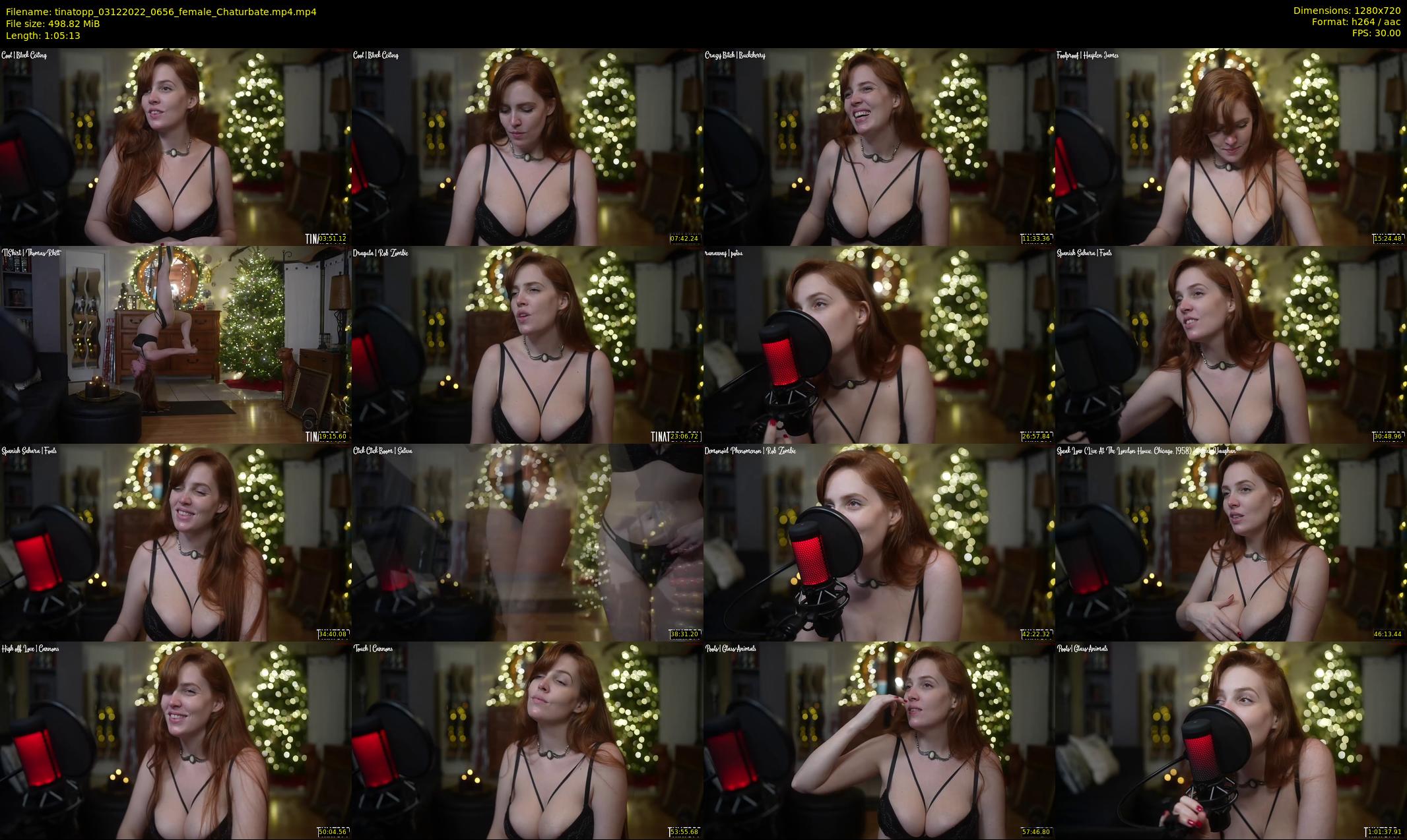 tinatopp — 66 minute Chaturbate female cam show recording, 720p, Dec 3, 2022