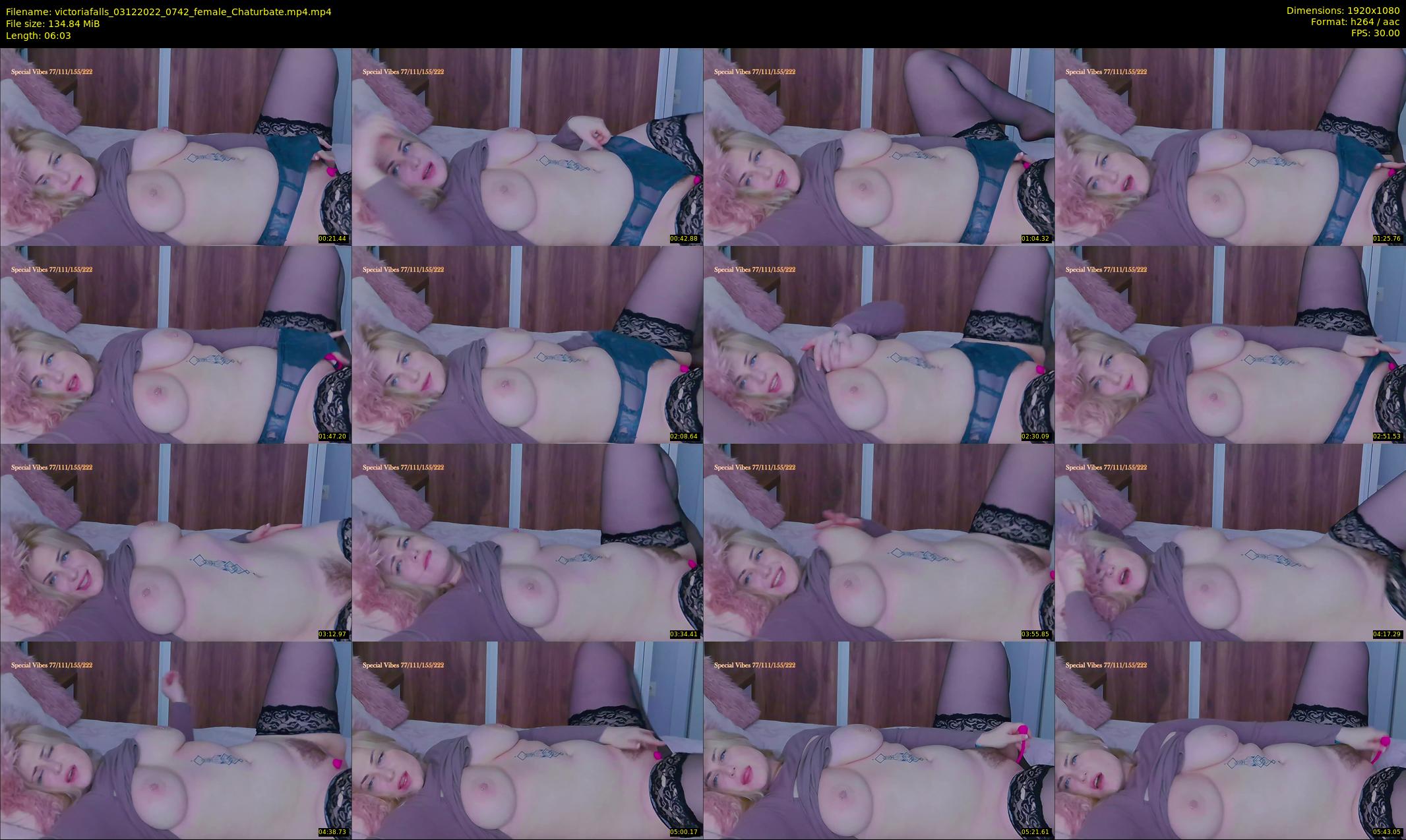 victoriafalls — 7 minute Chaturbate female cam show recording, 1080p, Dec 3, 2022