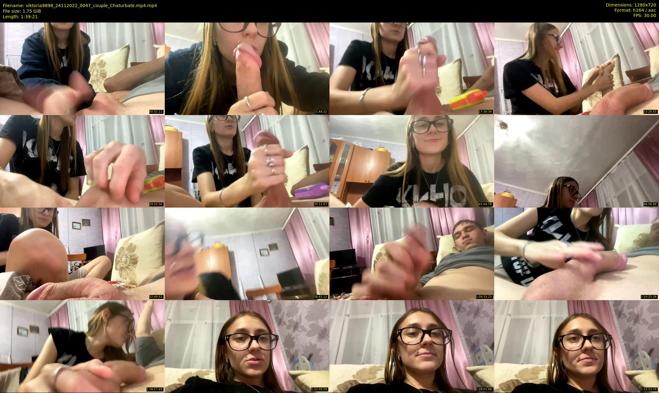 viktoria9898 — 100 minute Chaturbate couple cam show recording, 720p, Nov 24, 2022