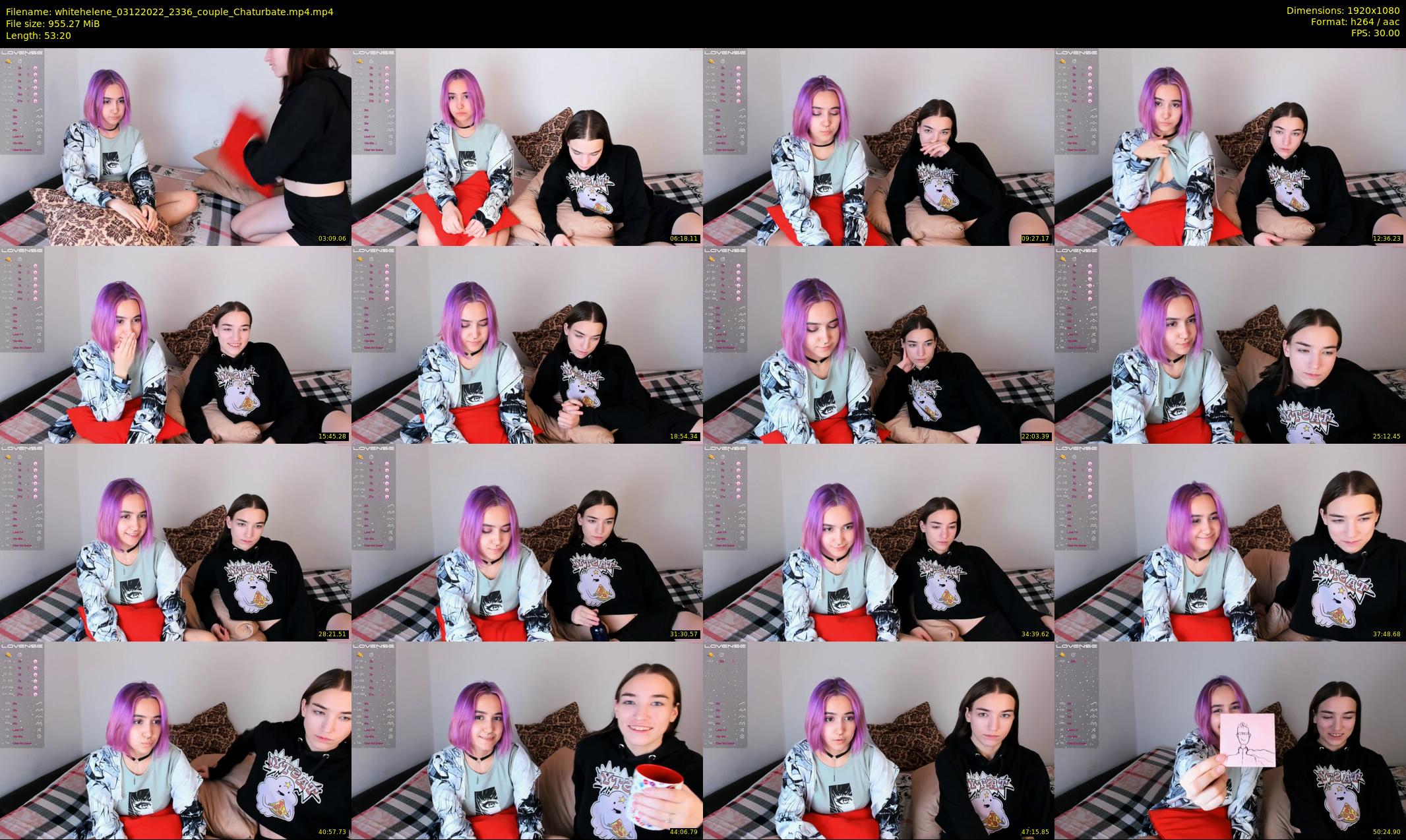whitehelene — 54 minute Chaturbate female cam show recording, 1080p, Dec 3, 2022
