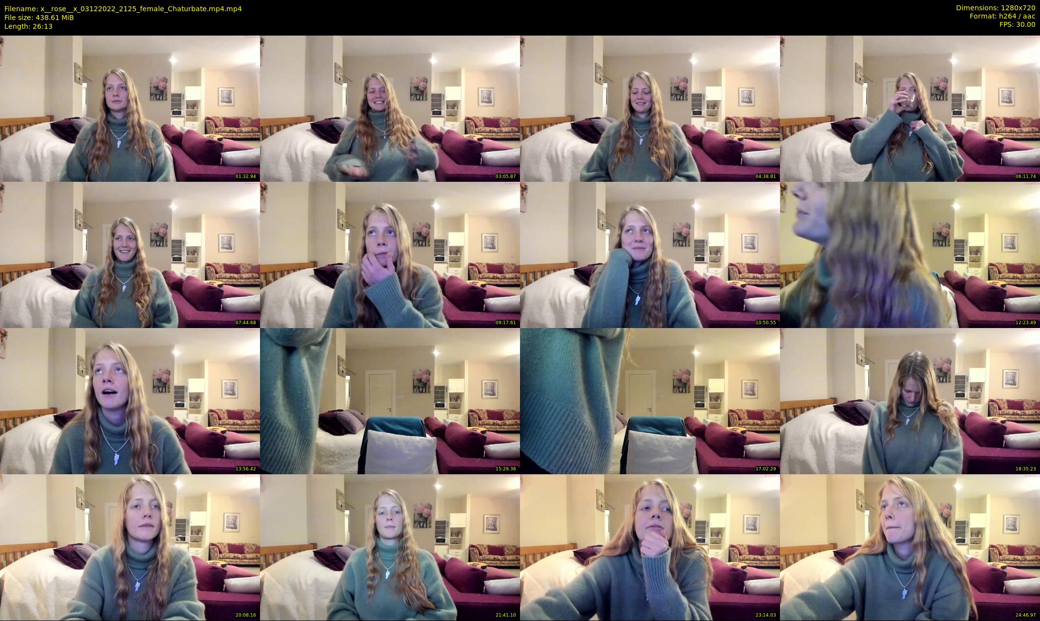 x__rose__x — 27 minute Chaturbate female cam show recording, 720p, Dec 3, 2022