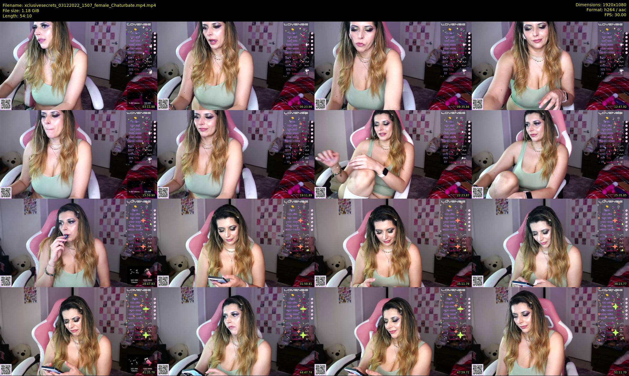 xclusivesecrets — 55 minute Chaturbate female cam show recording, 1080p, Dec 3, 2022