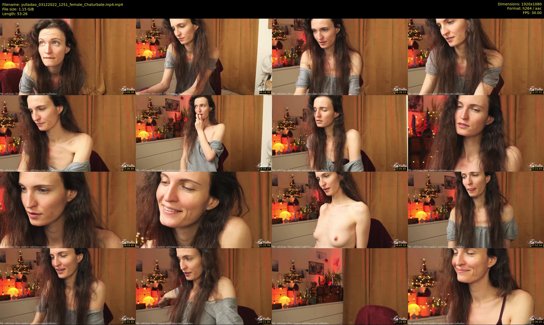 yulladao — 54 minute Chaturbate female cam show recording, 1080p, Dec 3, 2022