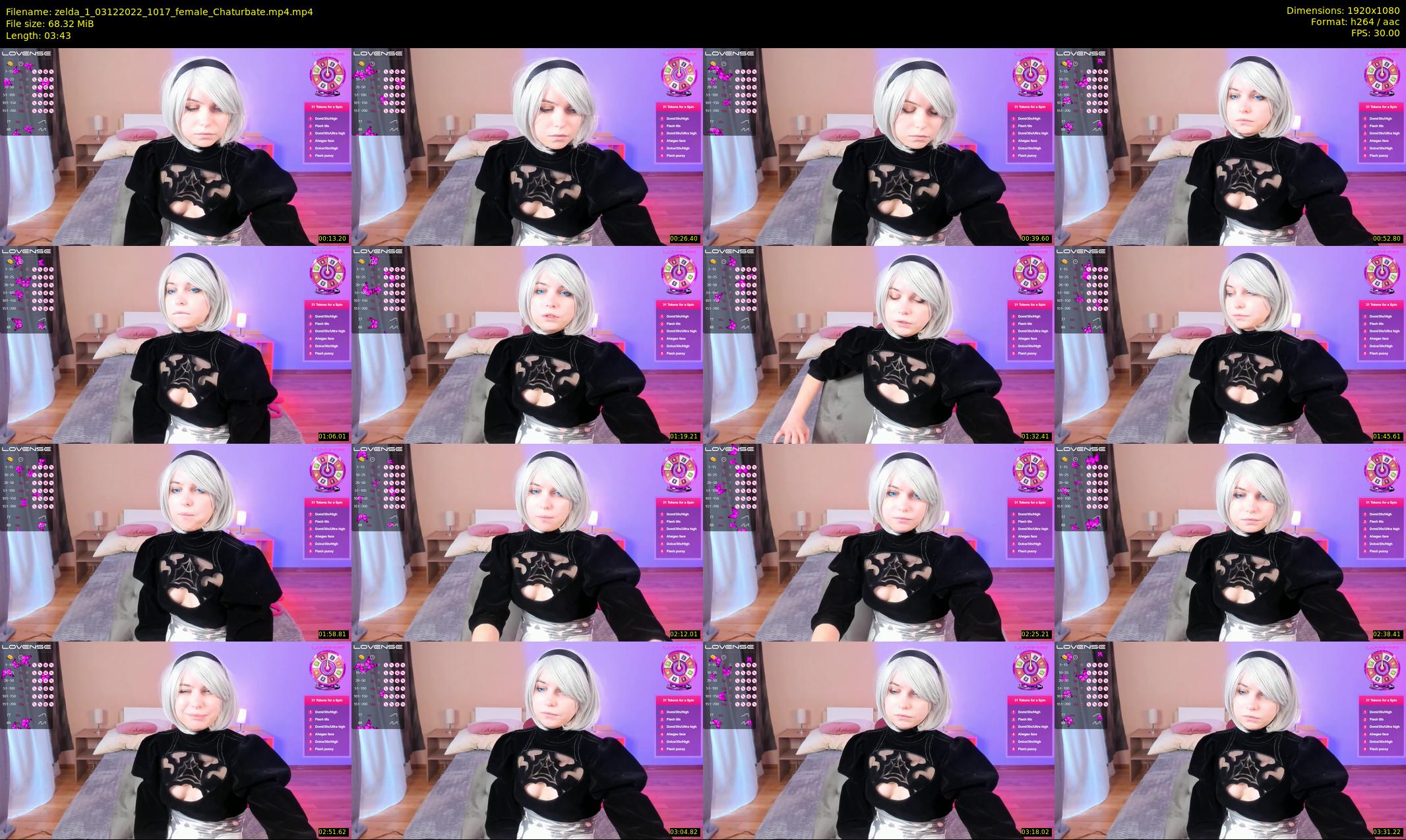zelda_1 — 4 minute Chaturbate female cam show recording, 1080p, Dec 3, 2022