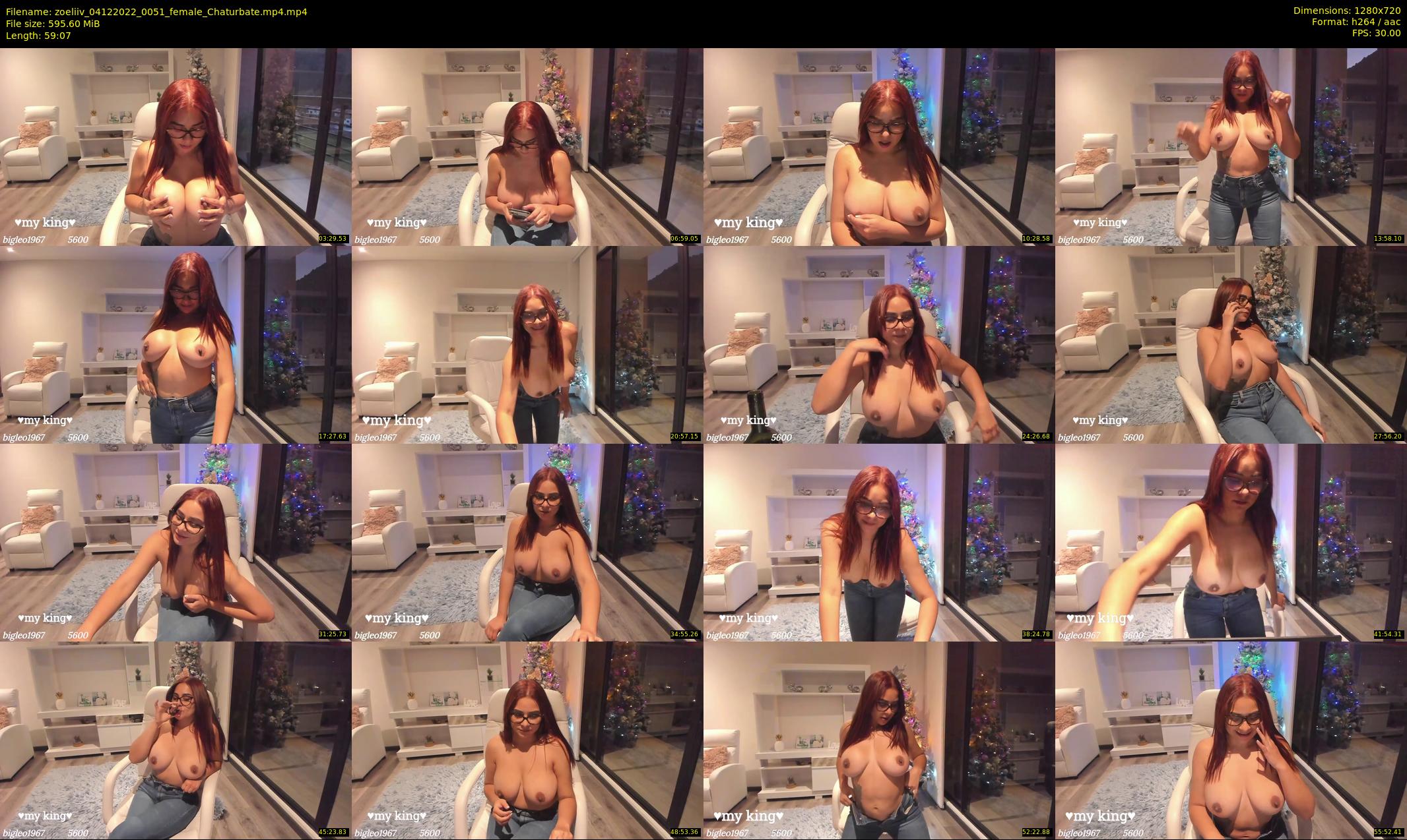 zoeliiv — 60 minute Chaturbate female cam show recording, 720p, Dec 4, 2022