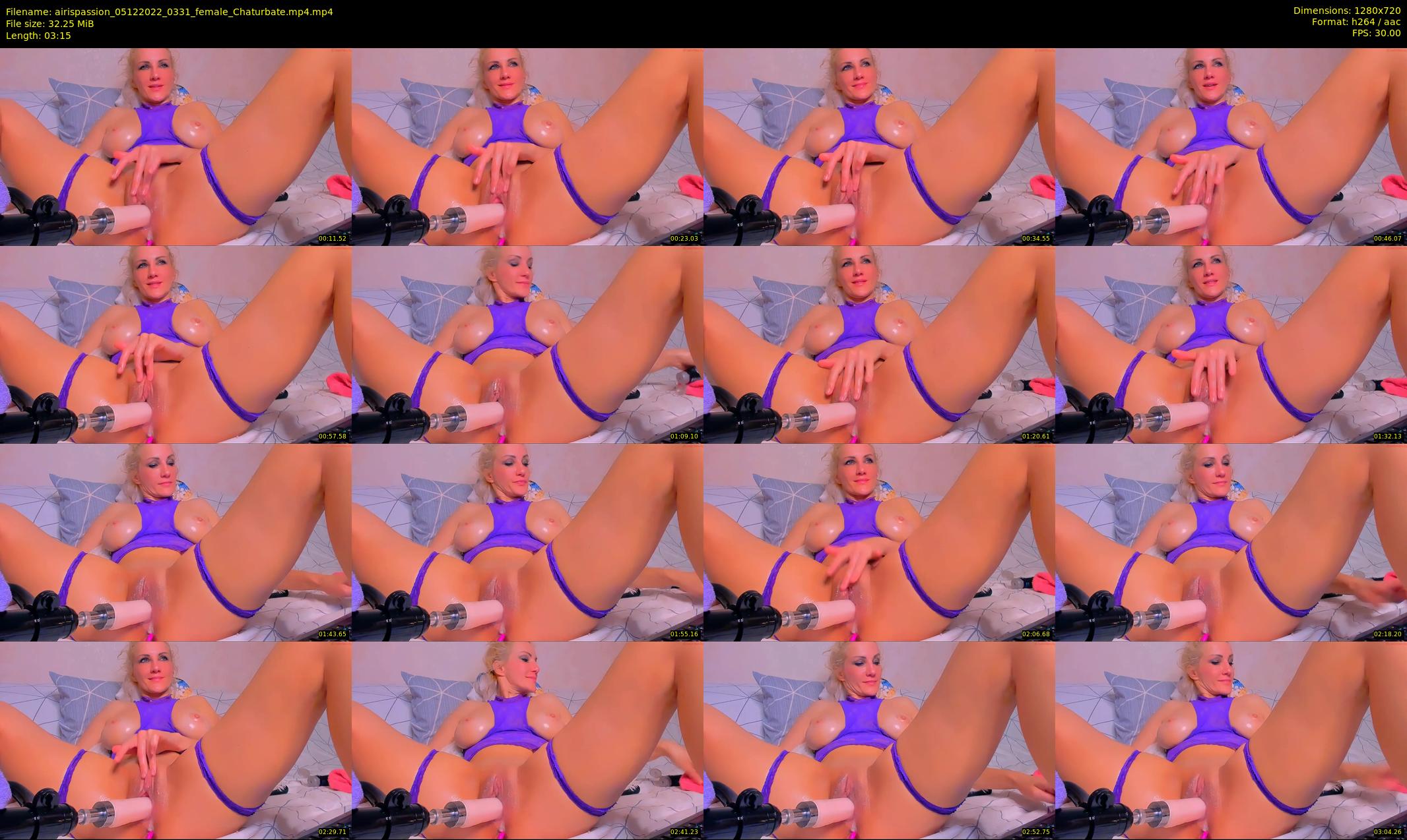airispassion — 4 minute Chaturbate female cam show recording, 720p, Dec 5, 2022