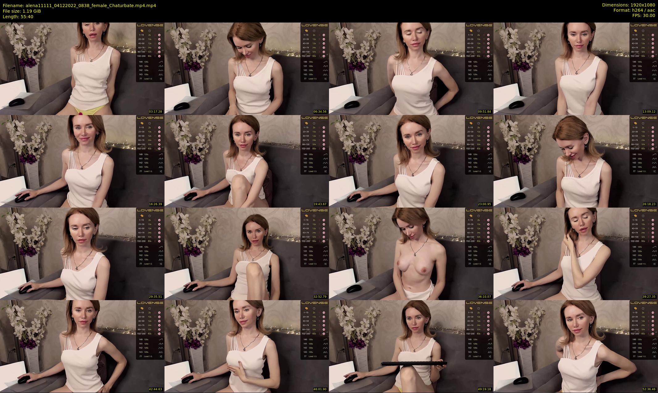 alena11111 — 56 minute Chaturbate female cam show recording, 1080p, Dec 4, 2022