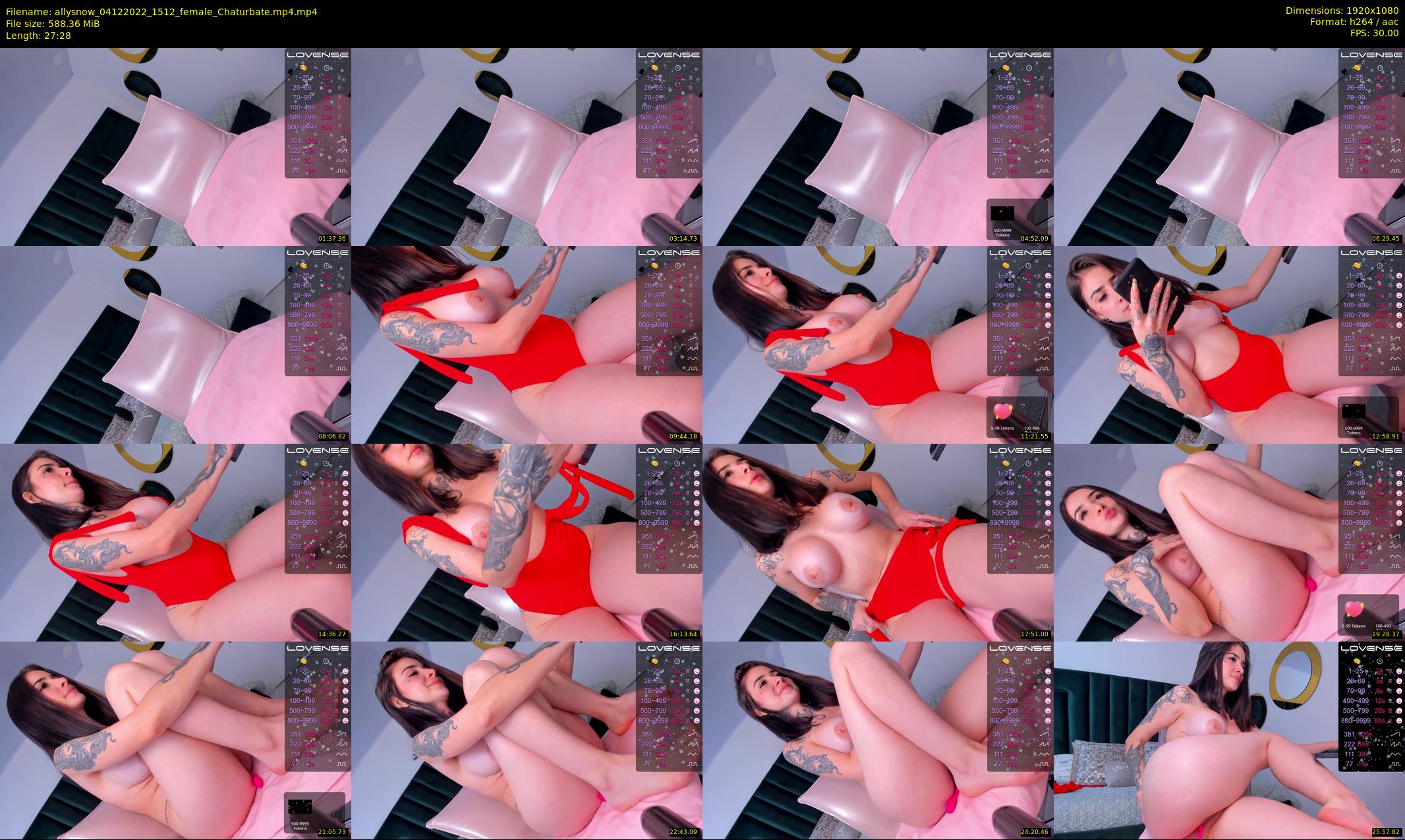 allysnow — 28 minute Chaturbate female cam show recording, 1080p, Dec 4, 2022