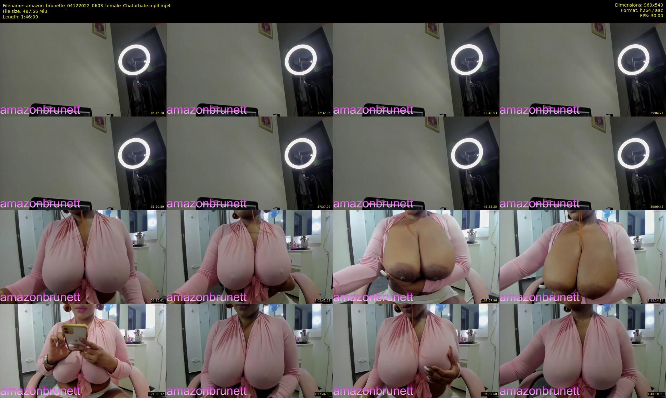 amazon_brunette — 107 minute Chaturbate female cam show recording, 480p, Dec 4, 2022