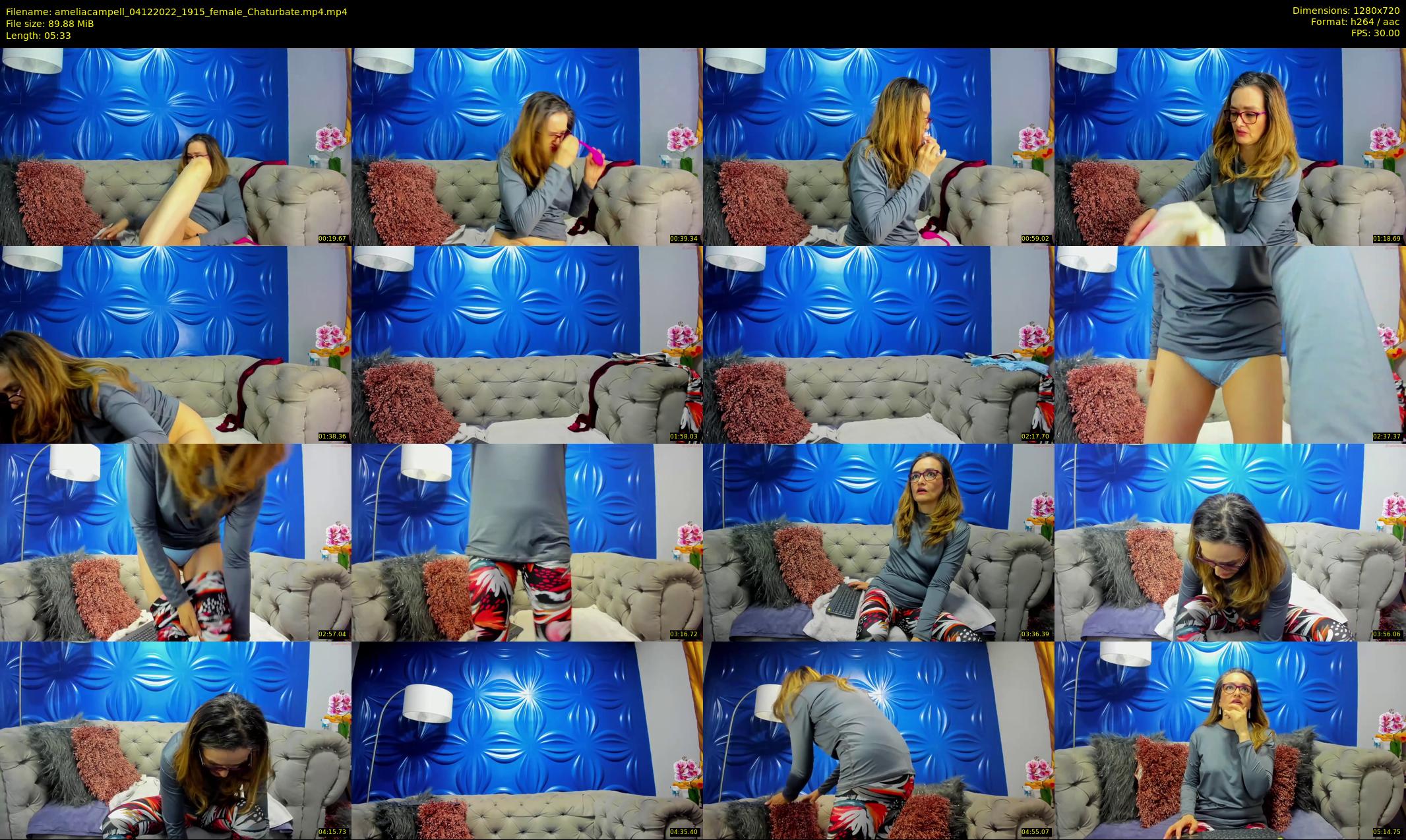 ameliacampell — 6 minute Chaturbate female cam show recording, 720p, Dec 4, 2022