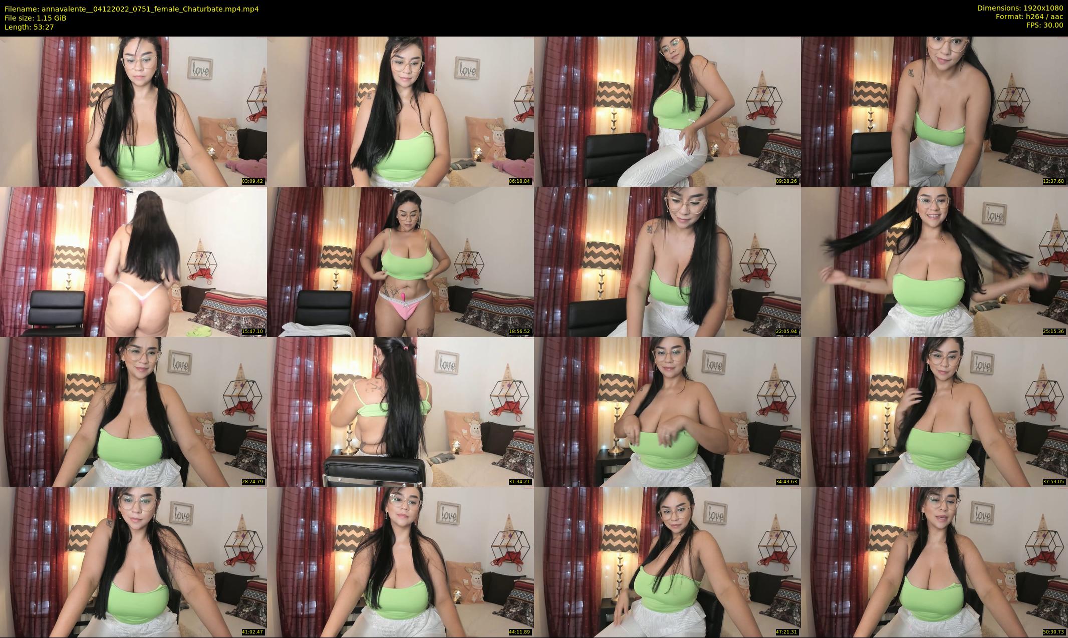 annavalente_ — 54 minute Chaturbate female cam show recording, 1080p, Dec 4, 2022