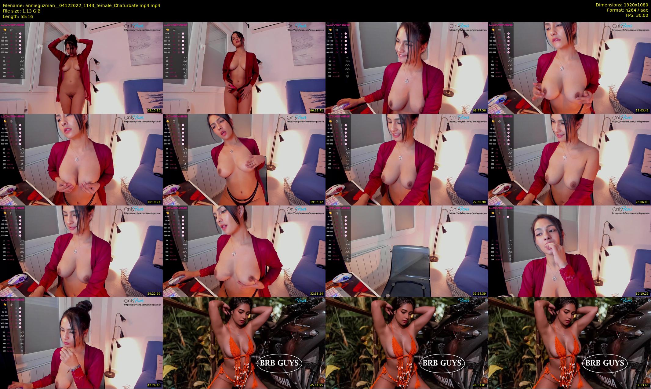 annieguzman_ — 56 minute Chaturbate female cam show recording, 1080p, Dec 4, 2022