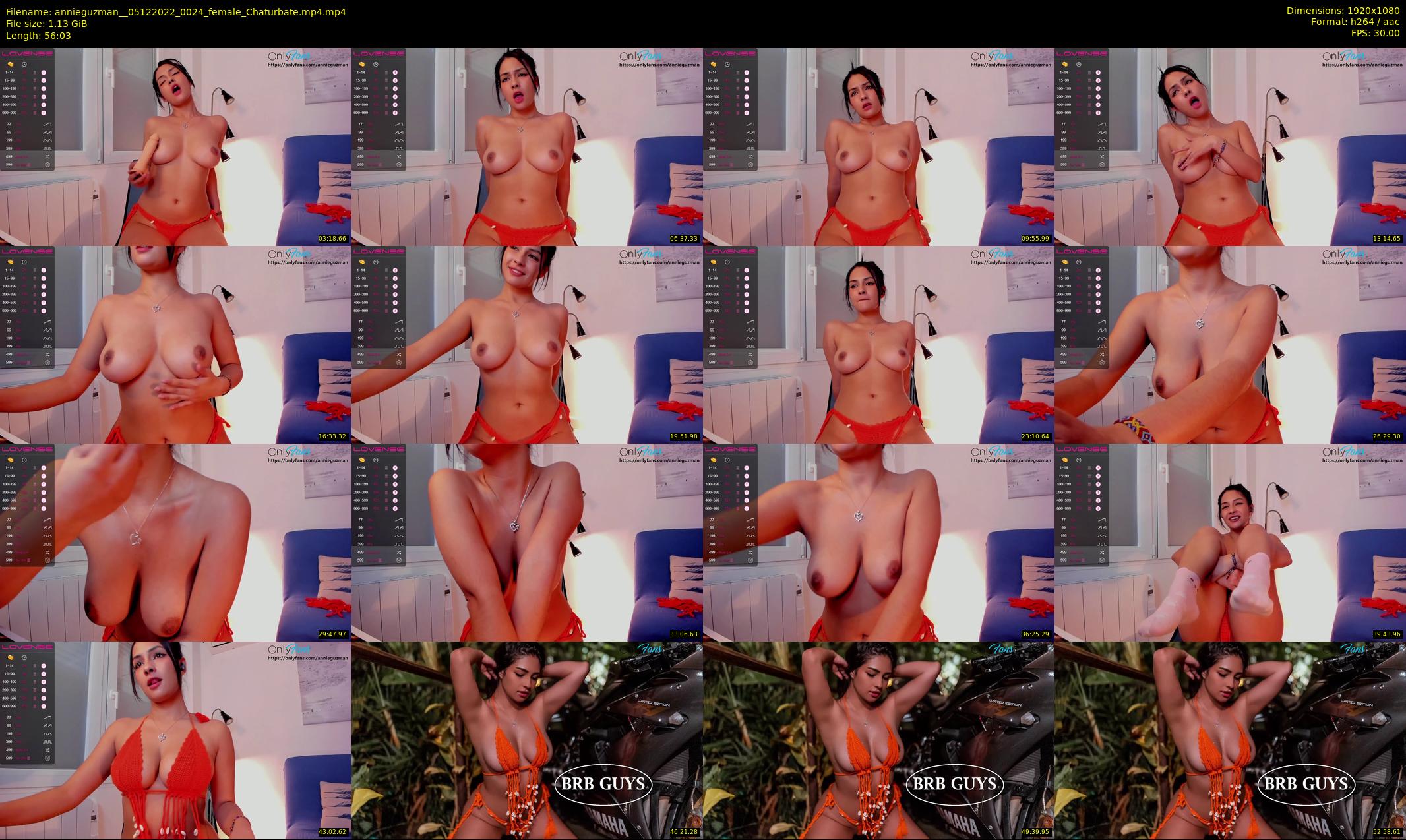 annieguzman_ — 57 minute Chaturbate female cam show recording, 1080p, Dec 5, 2022