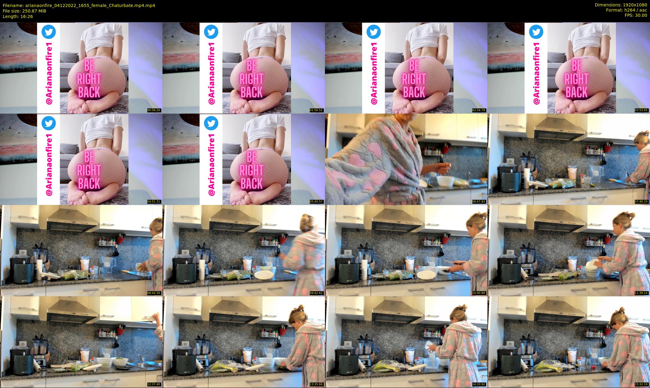 arianaonfire — 17 minute Chaturbate couple cam show recording, 1080p, Dec 4, 2022