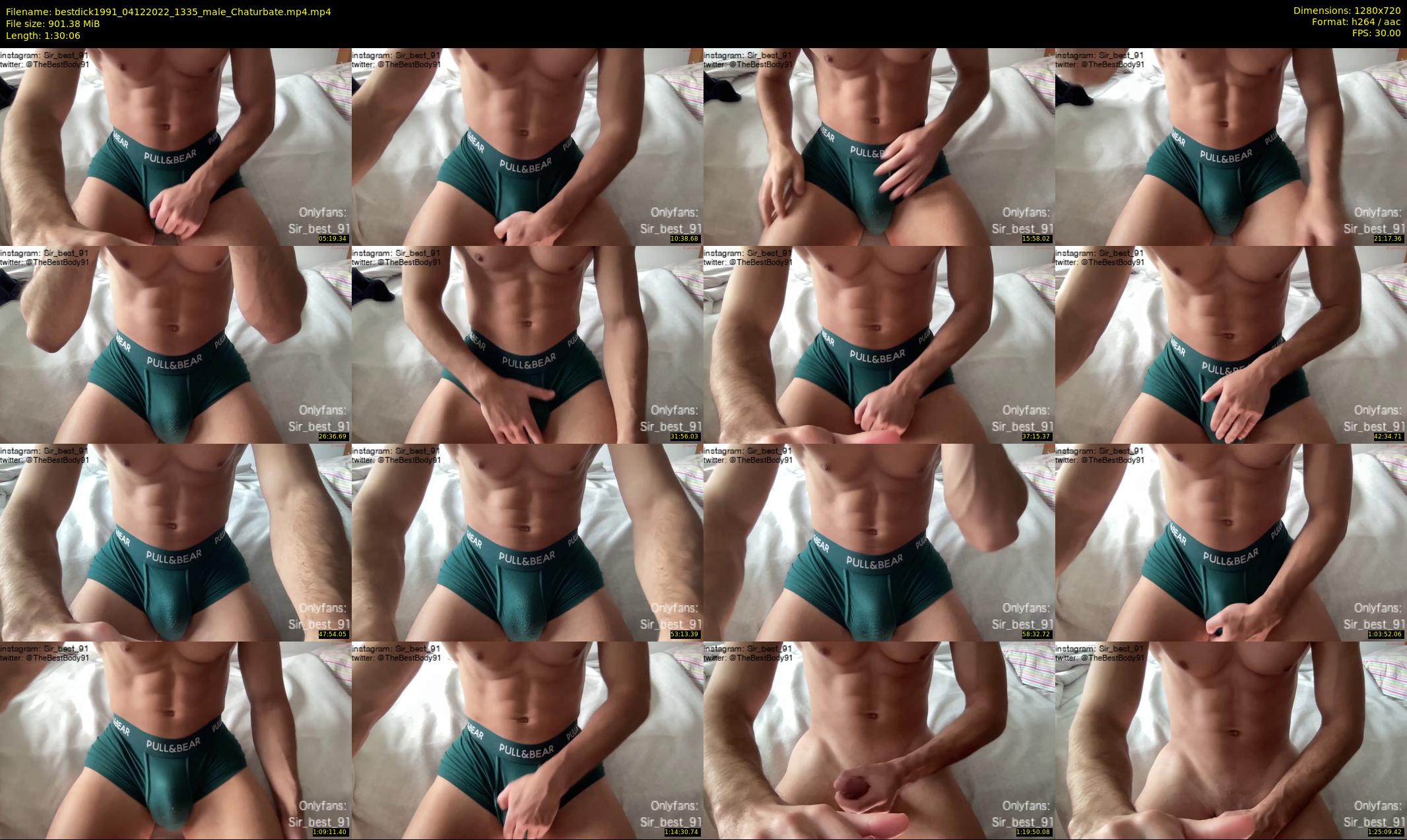 bestdick1991 — 91 minute Chaturbate male cam show recording, 720p, Dec 4, 2022