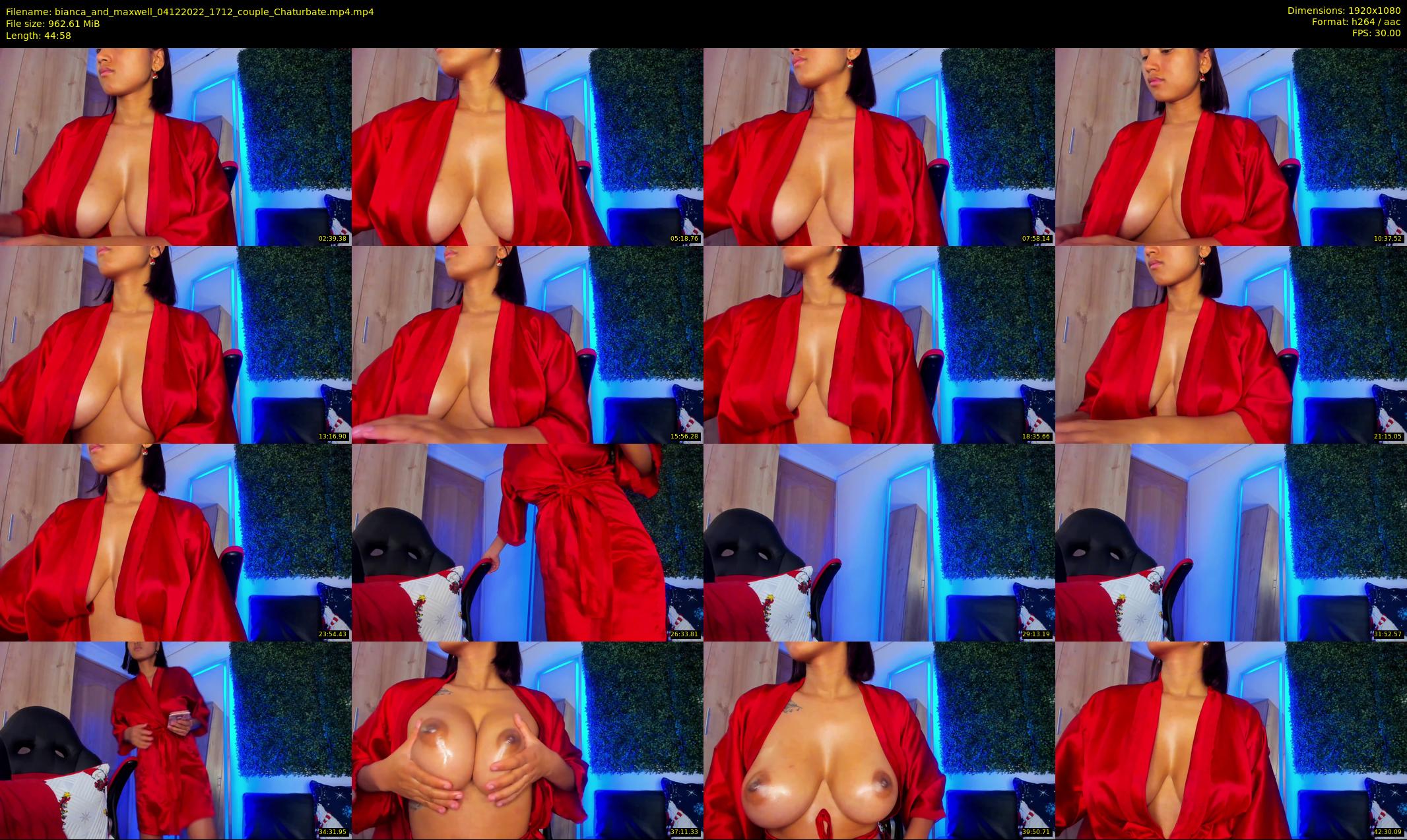 bianca_and_maxwell — 45 minute Chaturbate couple cam show recording, 1080p, Dec 4, 2022