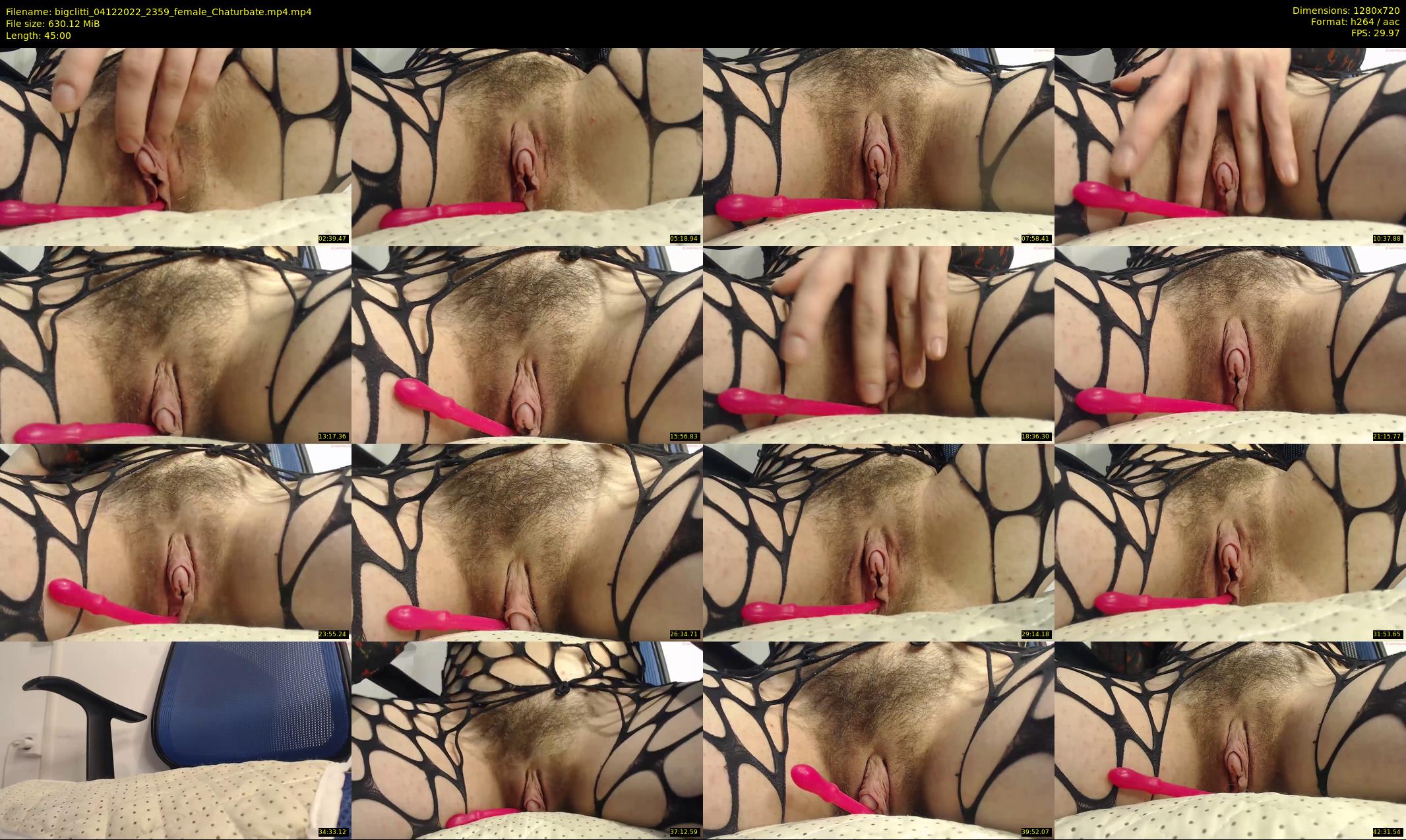 bigclitti — 45 minute Chaturbate female cam show recording, 720p, Dec 4, 2022