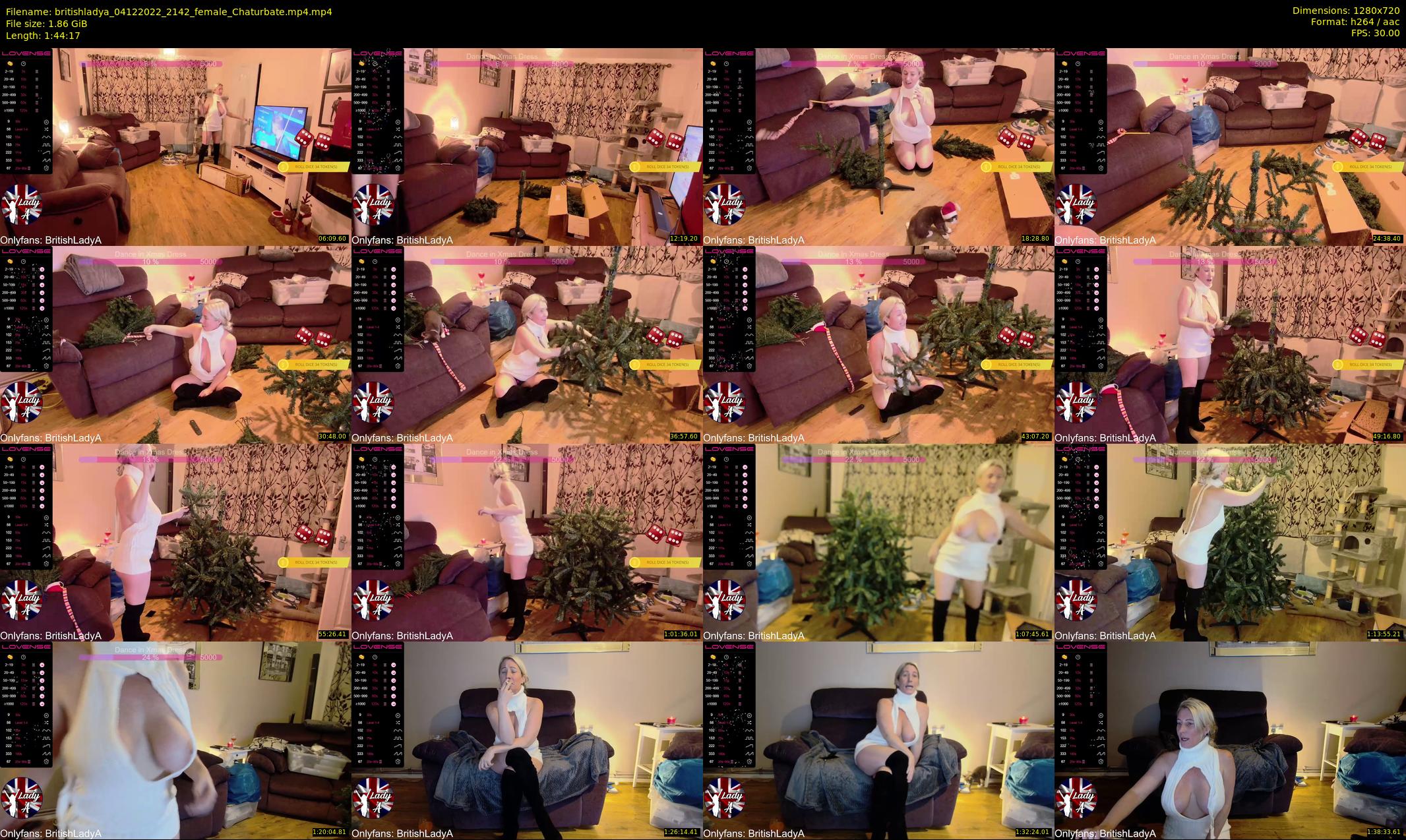 britishladya — 105 minute Chaturbate female cam show recording, 720p, Dec 4, 2022