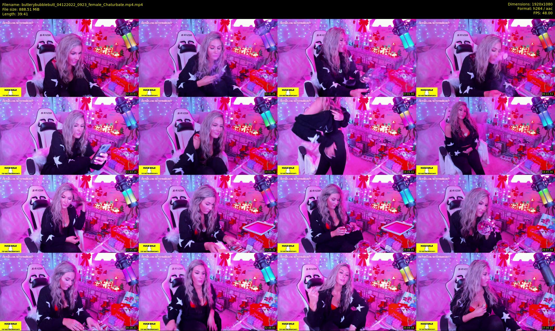 butterybubblebutt — 40 minute Chaturbate couple cam show recording, 1080p, Dec 4, 2022