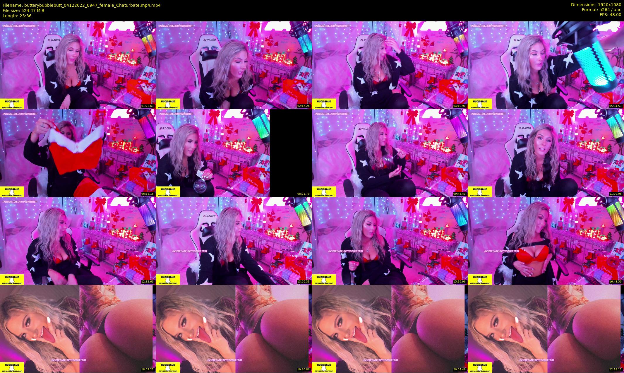 butterybubblebutt — 24 minute Chaturbate couple cam show recording, 1080p, Dec 4, 2022