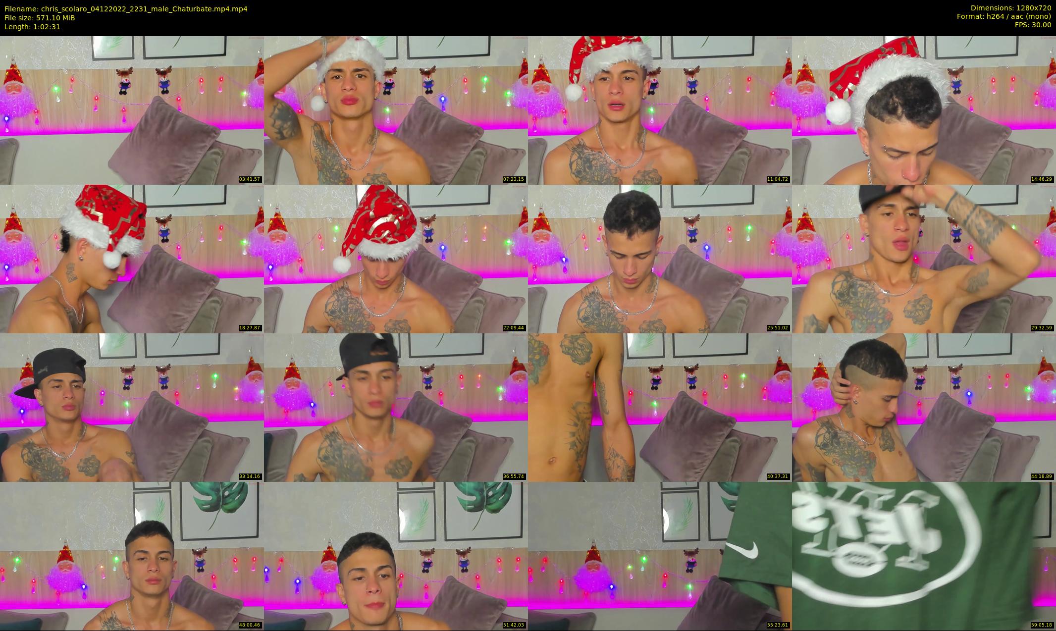 chris_scolaro — 63 minute Chaturbate male cam show recording, 720p, Dec 4, 2022