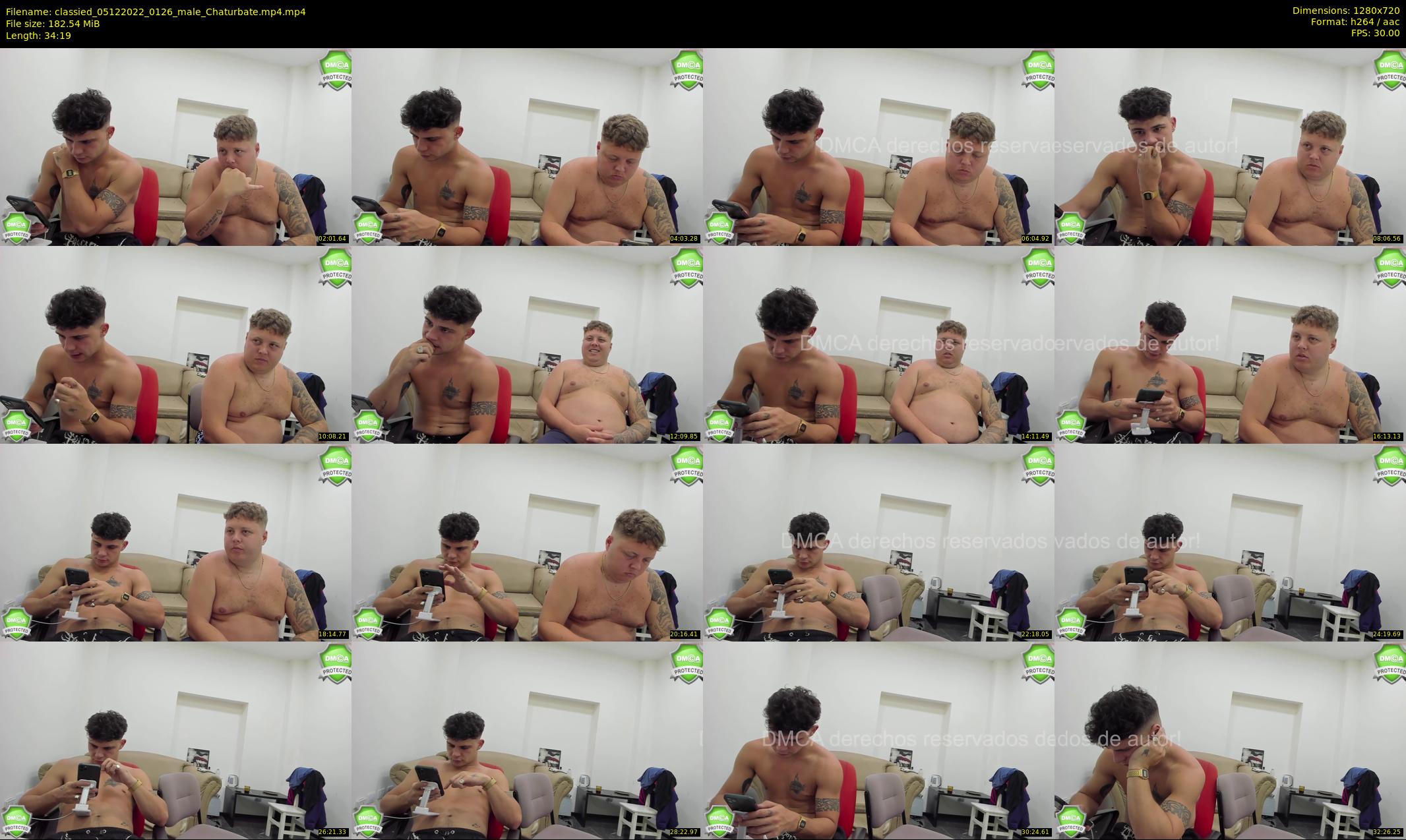 classied — 35 minute Chaturbate male cam show recording, 720p, Dec 5, 2022
