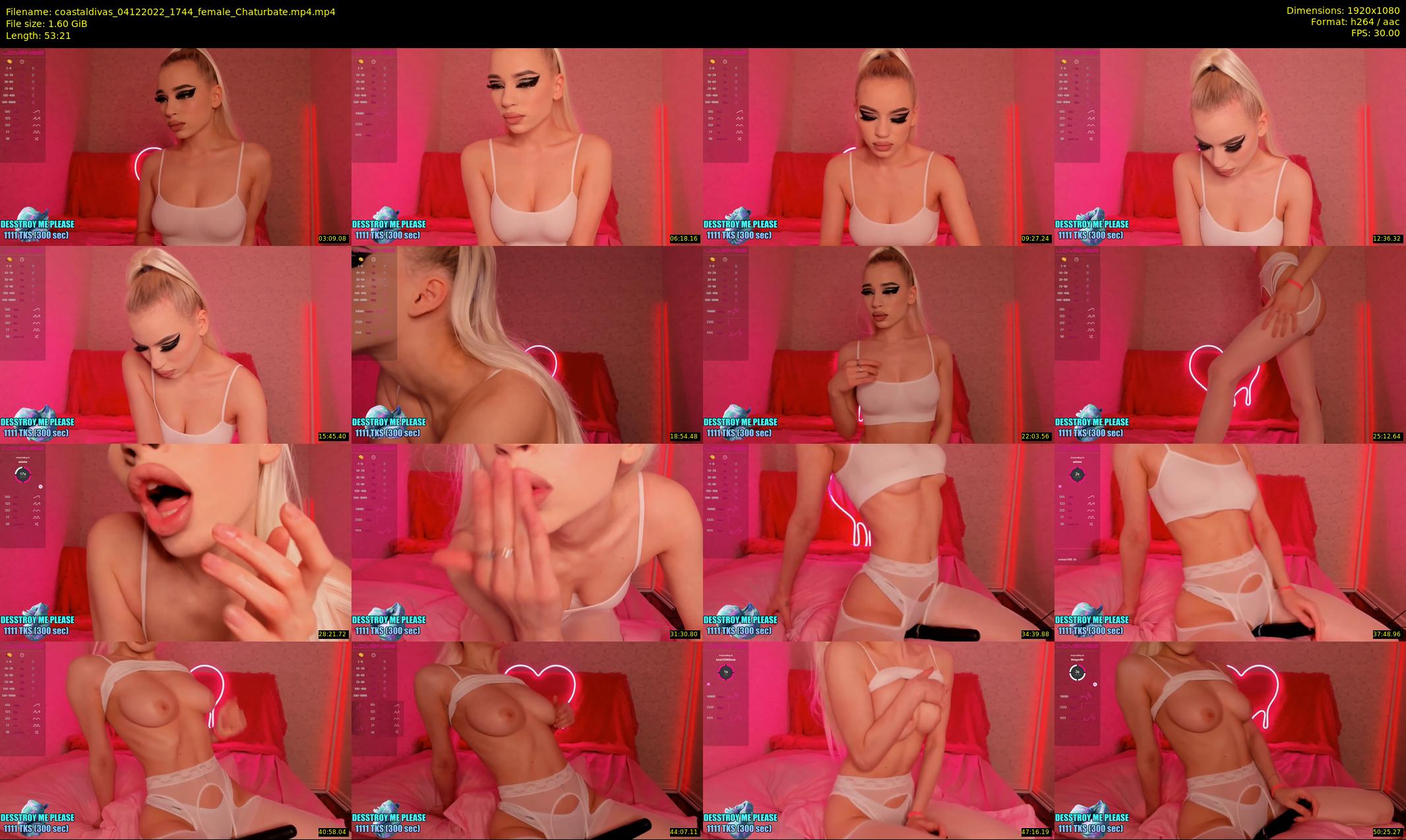coastaldivas — 54 minute Chaturbate female cam show recording, 1080p, Dec 4, 2022