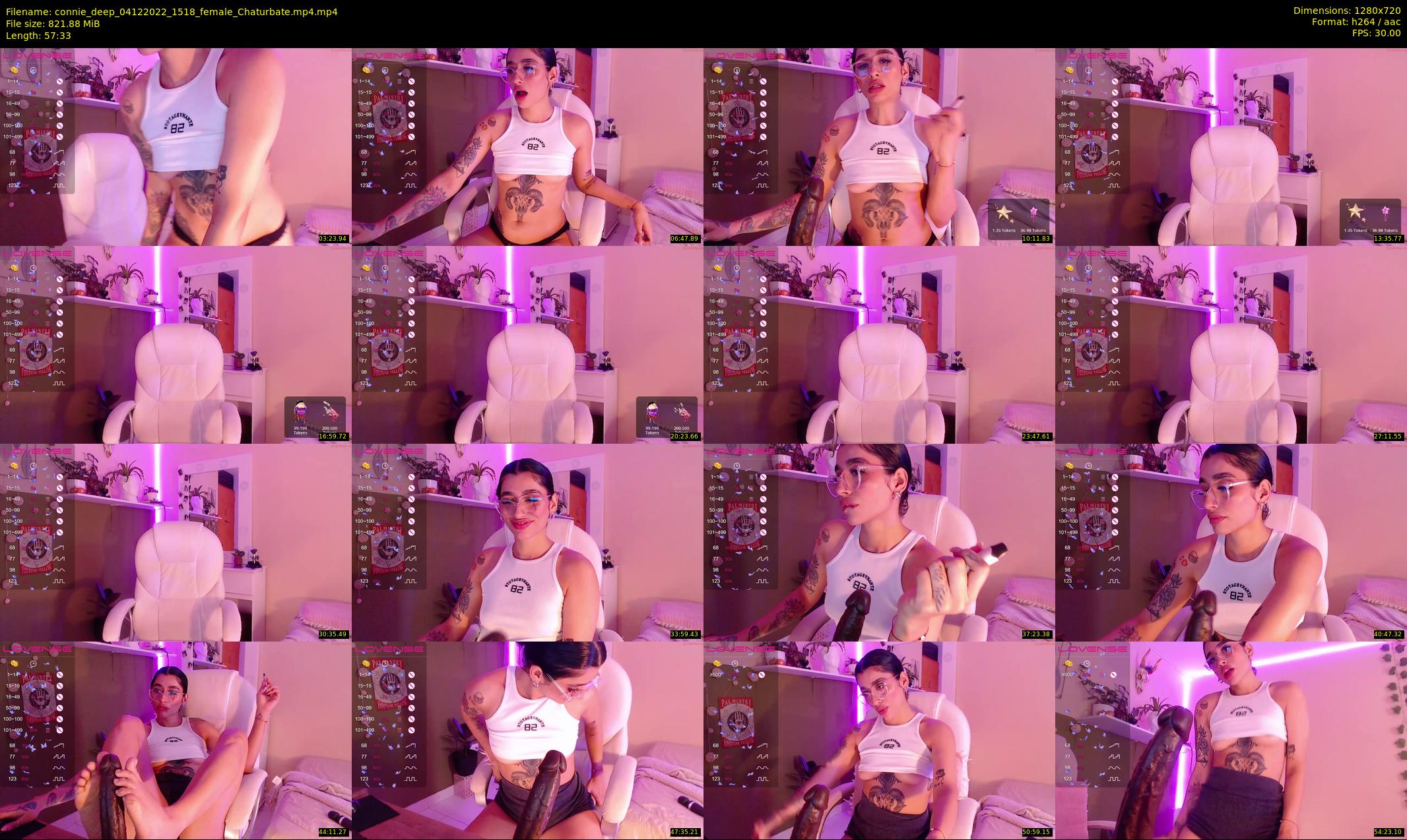 connie_deep — 58 minute Chaturbate female cam show recording, 720p, Dec 4, 2022