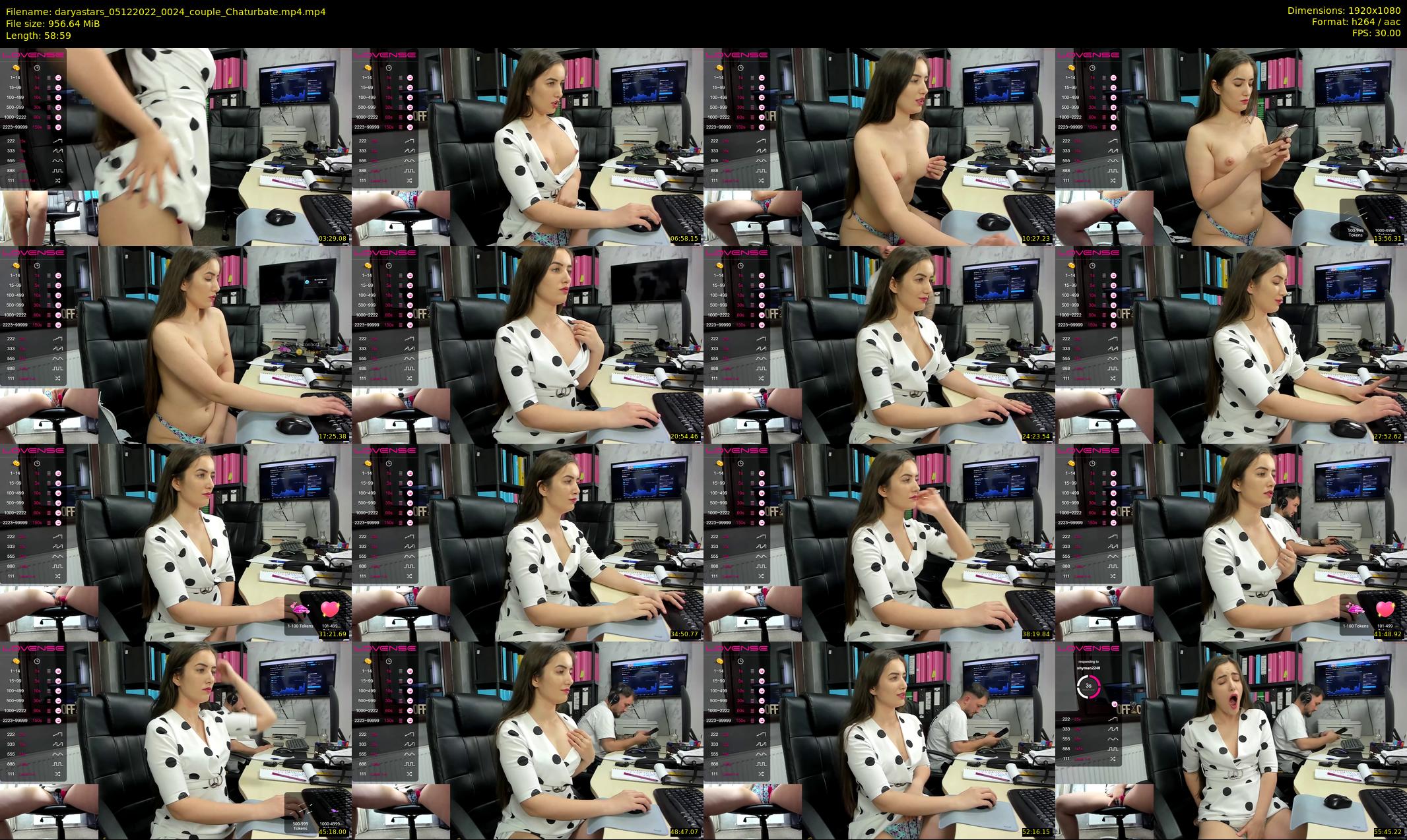 daryastars — 59 minute Chaturbate couple cam show recording, 1080p, Dec 5, 2022