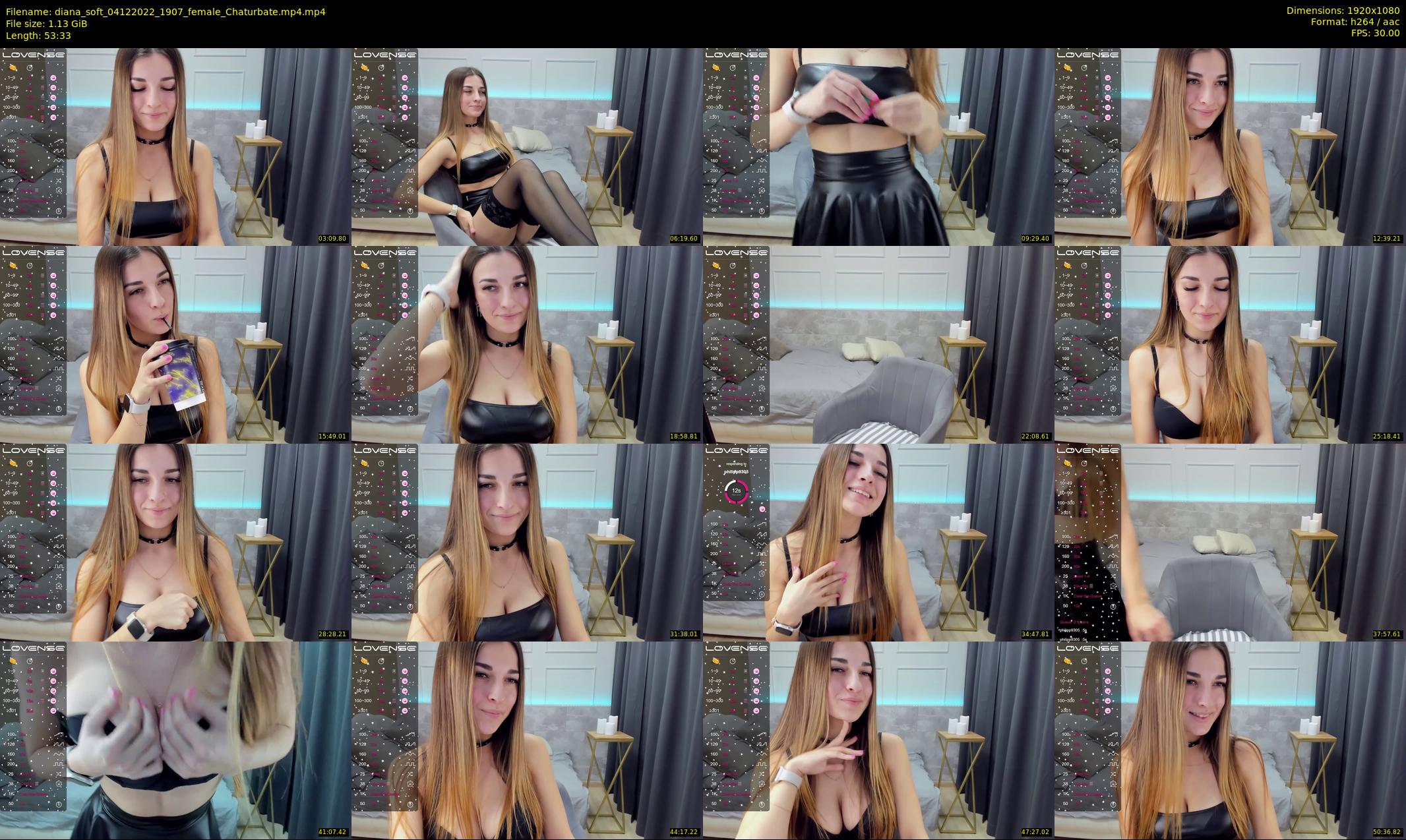 diana_soft — 54 minute Chaturbate female cam show recording, 1080p, Dec 4, 2022