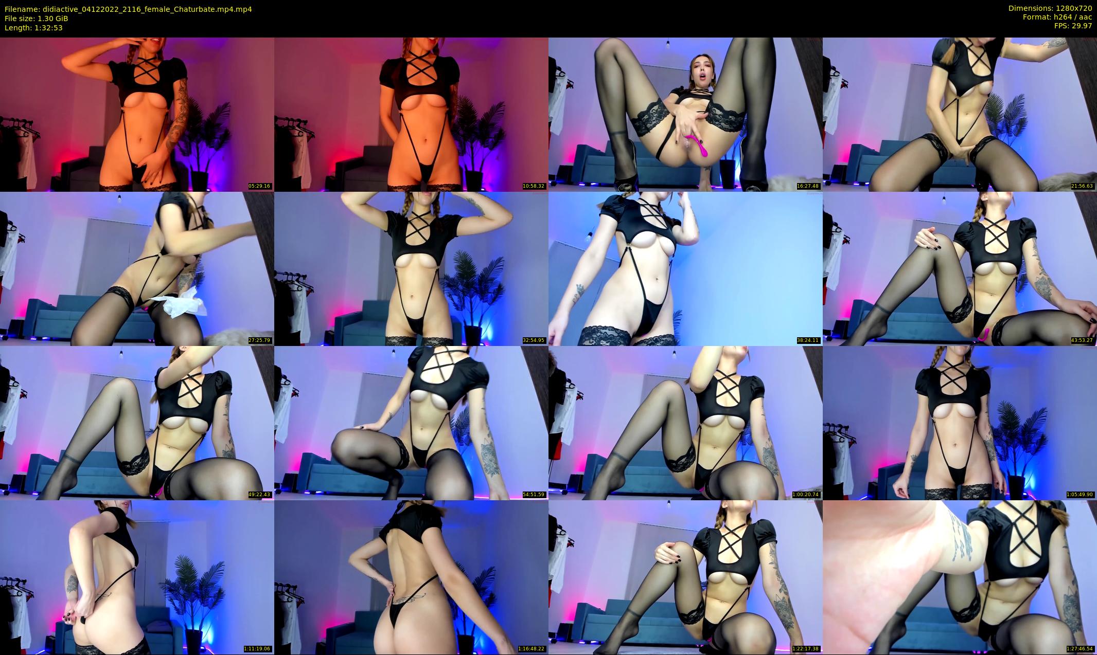 didiactive — 93 minute Chaturbate female cam show recording, 720p, Dec 4, 2022