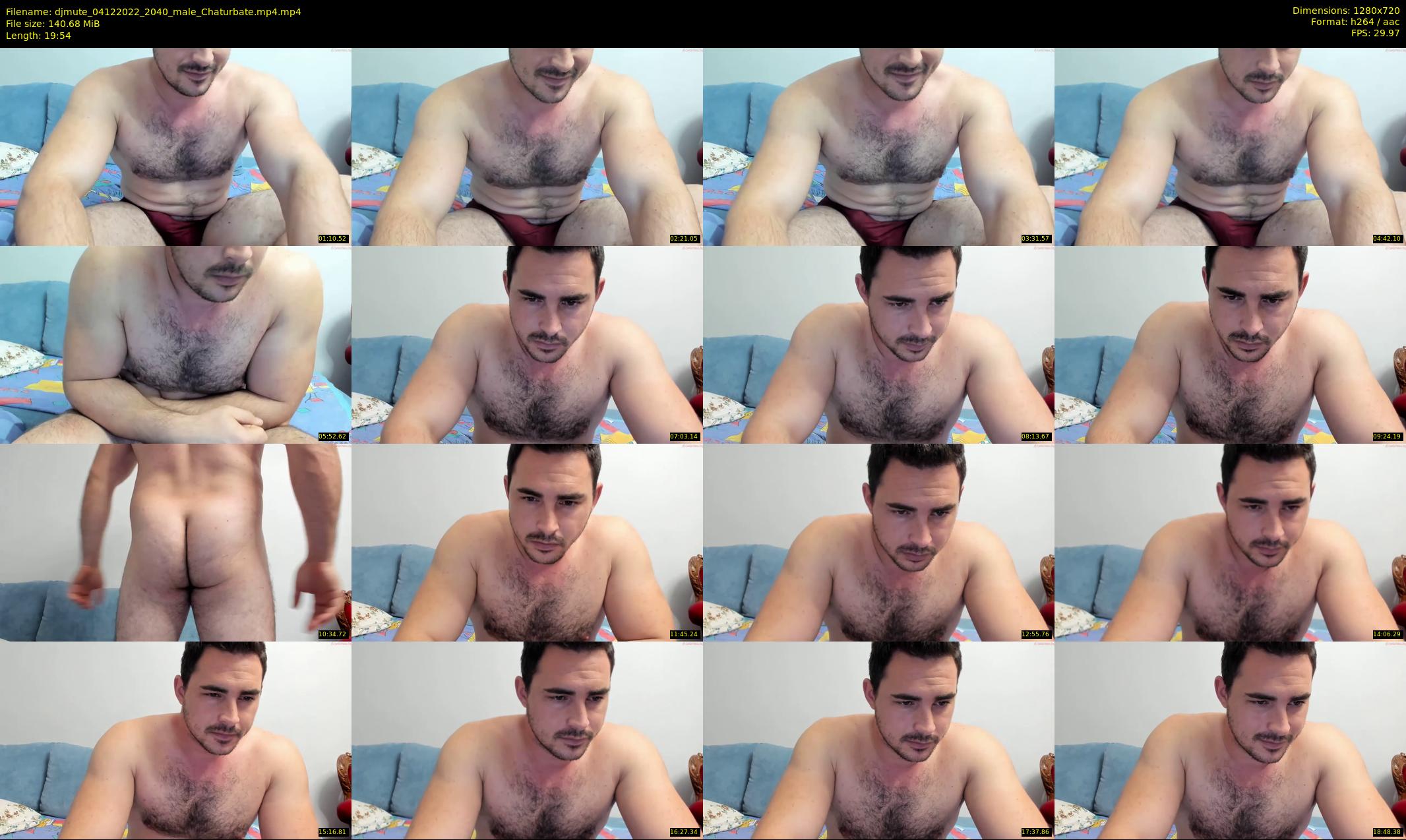 djmute — 20 minute Chaturbate male cam show recording, 720p, Dec 4, 2022