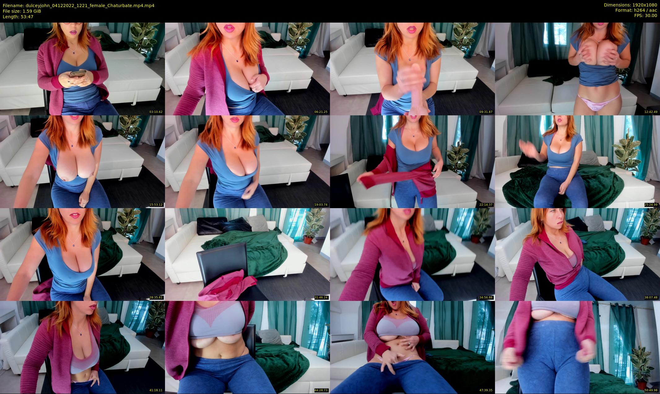 dulceyjohn — 54 minute Chaturbate female cam show recording, 1080p, Dec 4, 2022